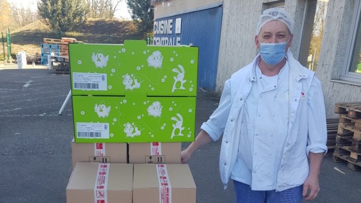 Lire l'article 'Heimsbrunn : des chocolats pour les soignants' | m2A et moi ! Le mag de Mulhouse Alsace Agglomération