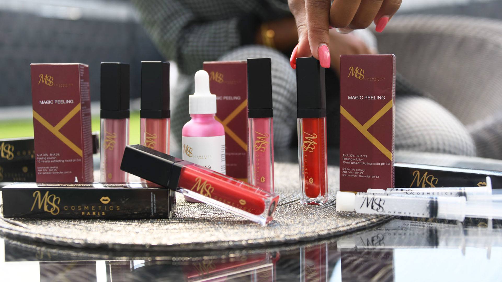 Myriam Rouabhia une entrepreneure qui ne se contente pas de rêver, les produits MSS Cosmetics