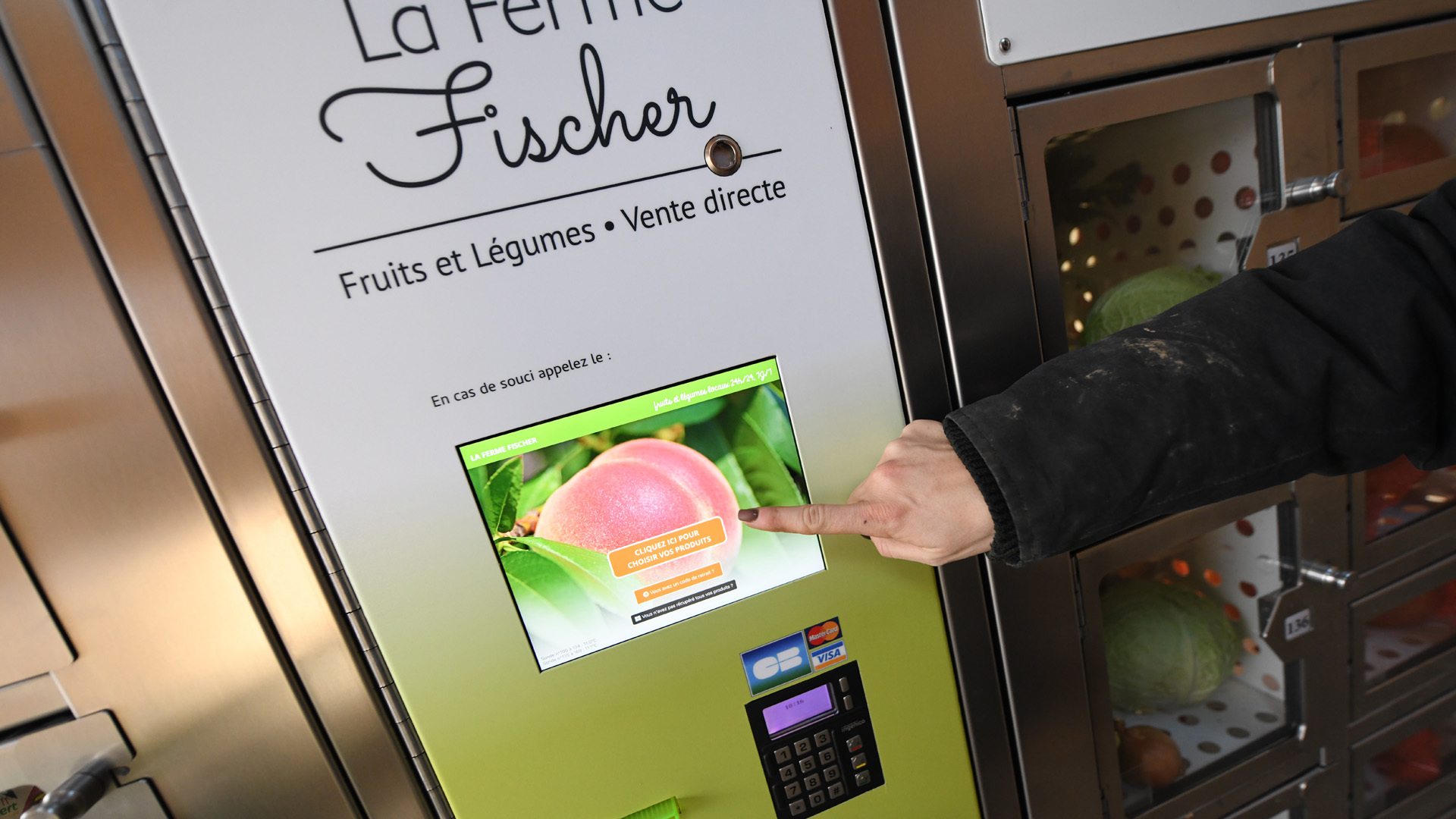 Zimmersheim un distributeur automatique pour la ferme Fischer : des achats en toute autonomie