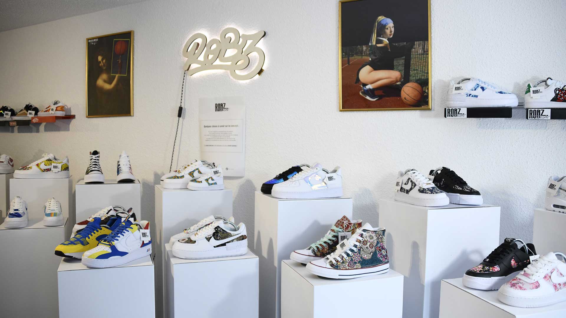 Robz Custom customisation de baskets à Mulhouse - Des sneakers customisées pour tous les goûts