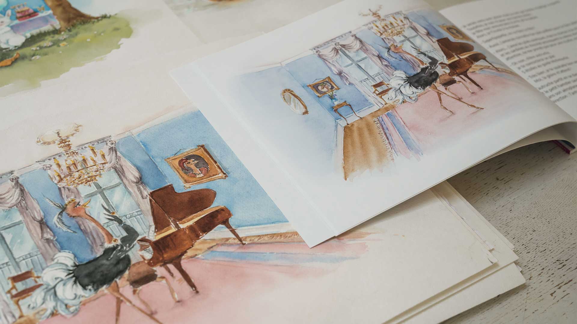 Éléna Blondeau, aquarelliste aux multiples facettes à Zillisheim L'illustration de livres pour enfants, un nouveau défi