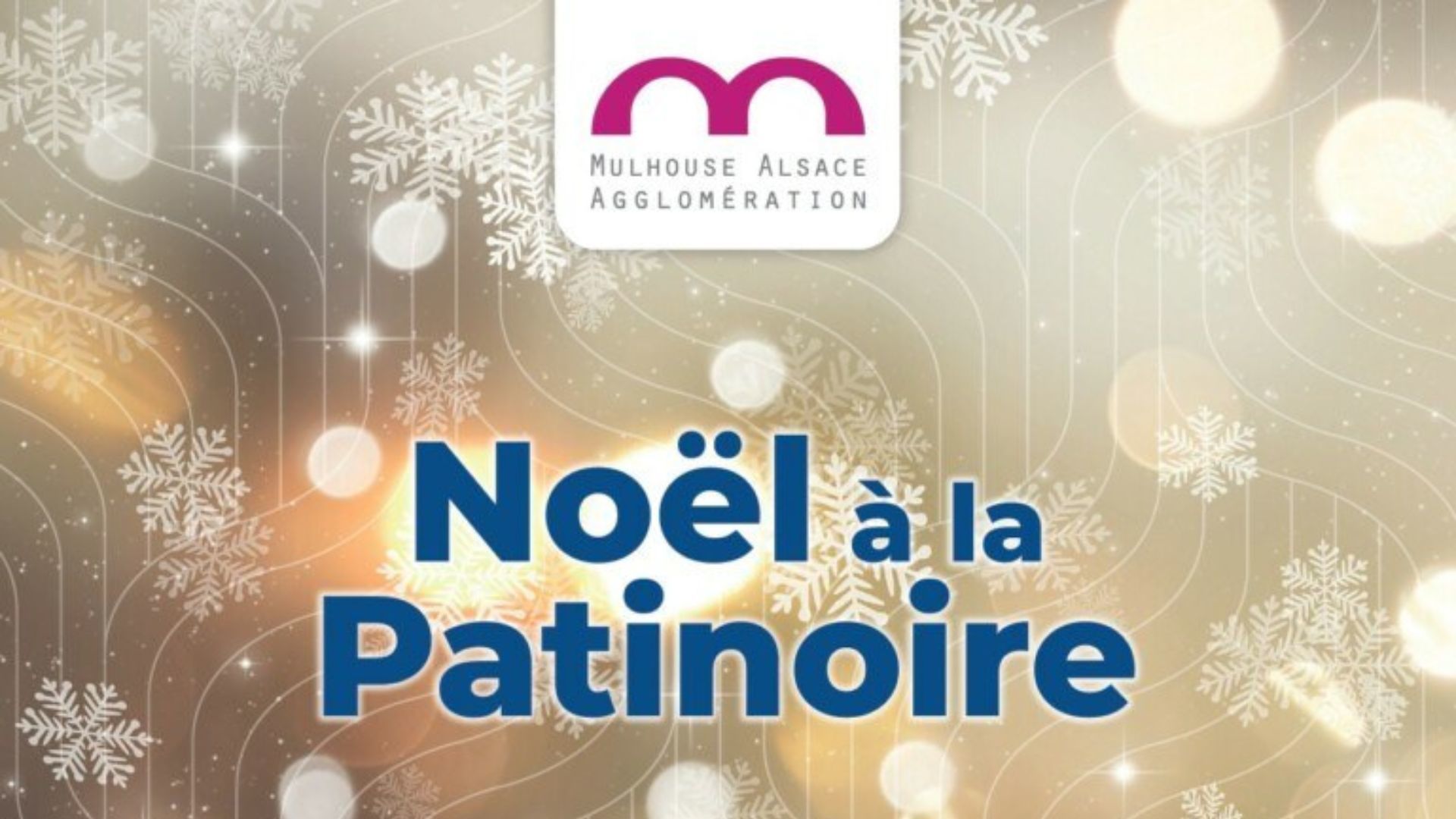 Noël à la patinoire à Mulhouse