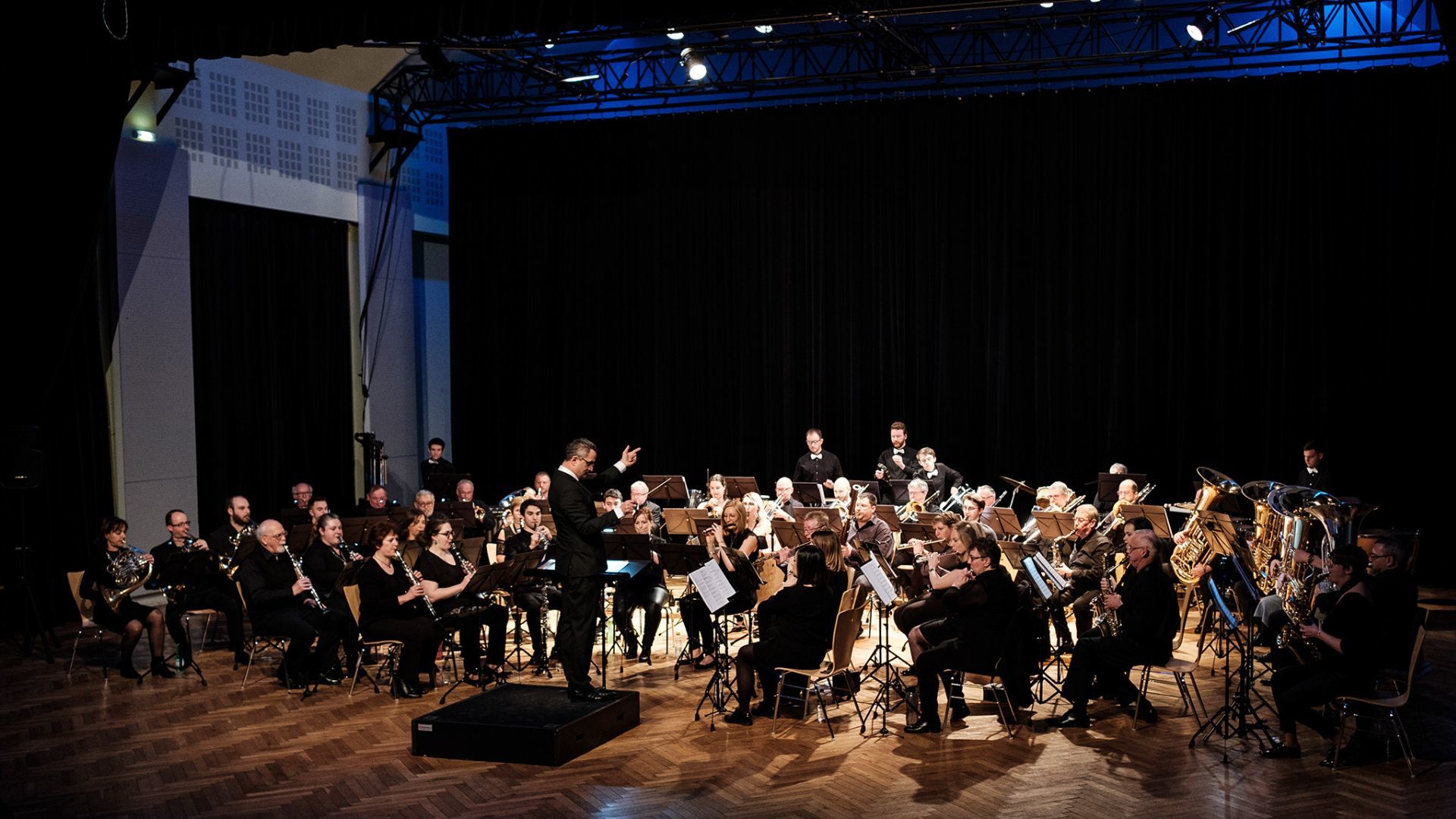 Concert avec chorale de l'Orchestre d'Harmonie des Mines de Potasse d'Alsace à Wittelsheim