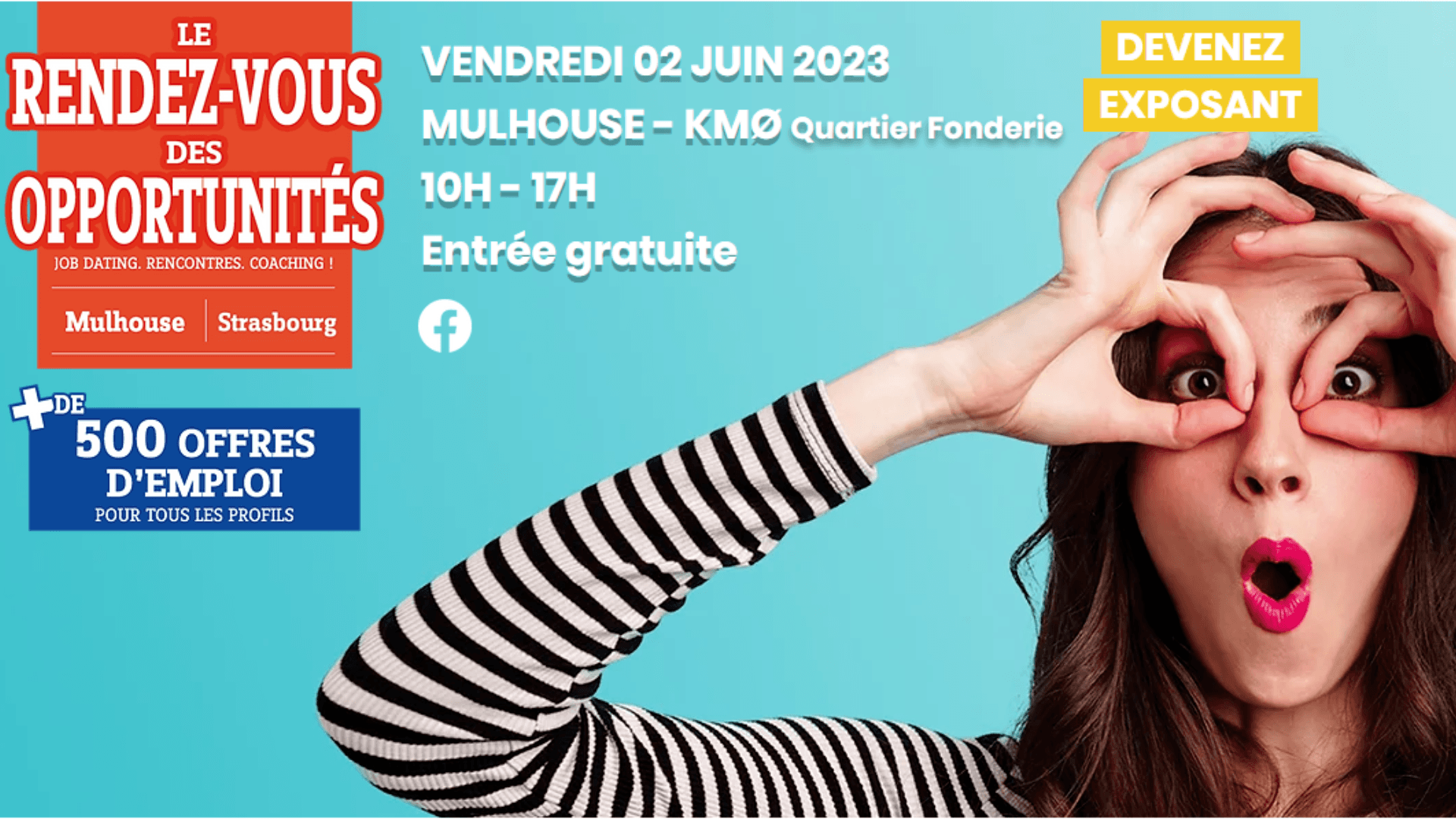 Job Dating Le Rendez-vous des Opportunités à Mulhouse le 02 juin 2023 à 10h.