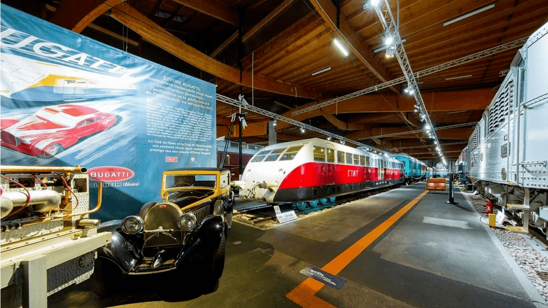 90 ans autorail Bugatti à la Cité du Train.