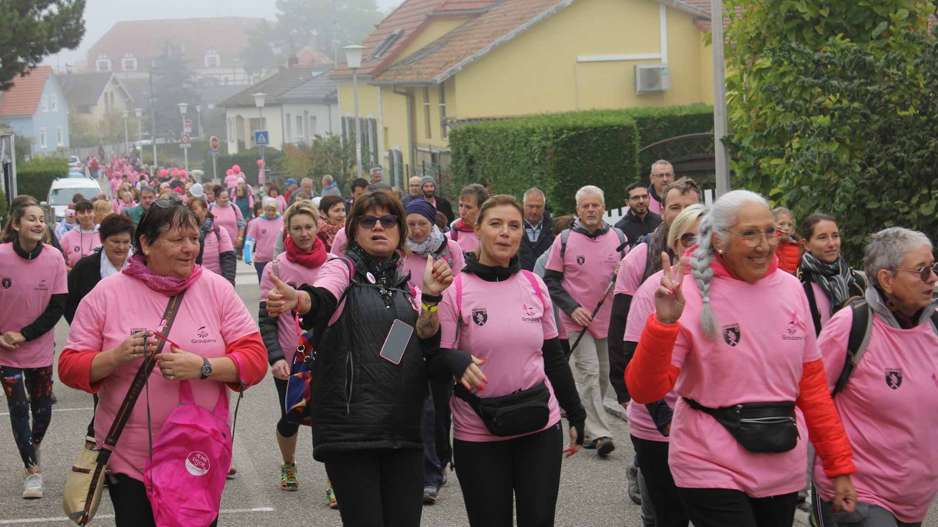 Course / marche Octobre Rose à Habsheim