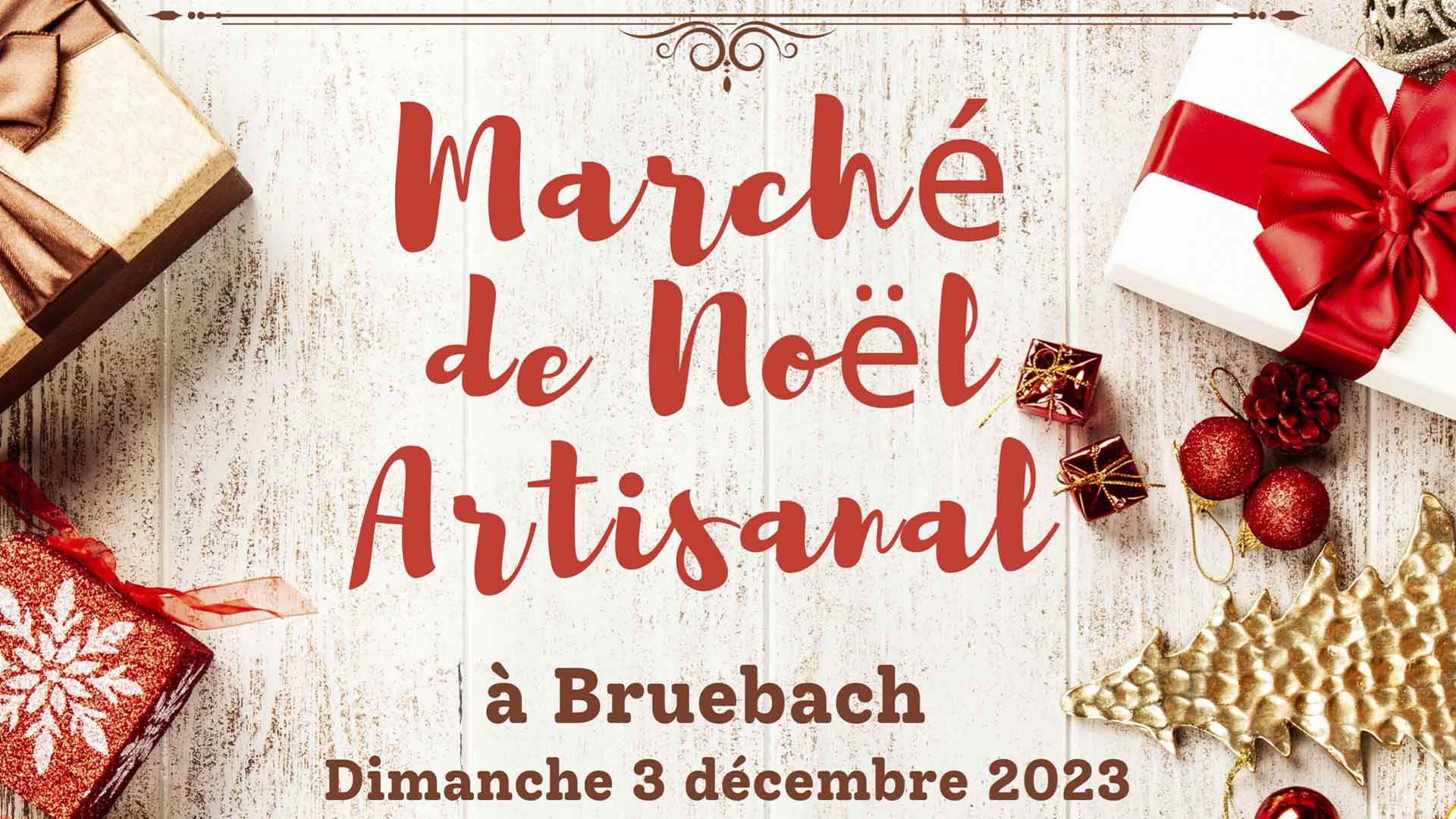 Marché de Noël artisanal de Bruebach