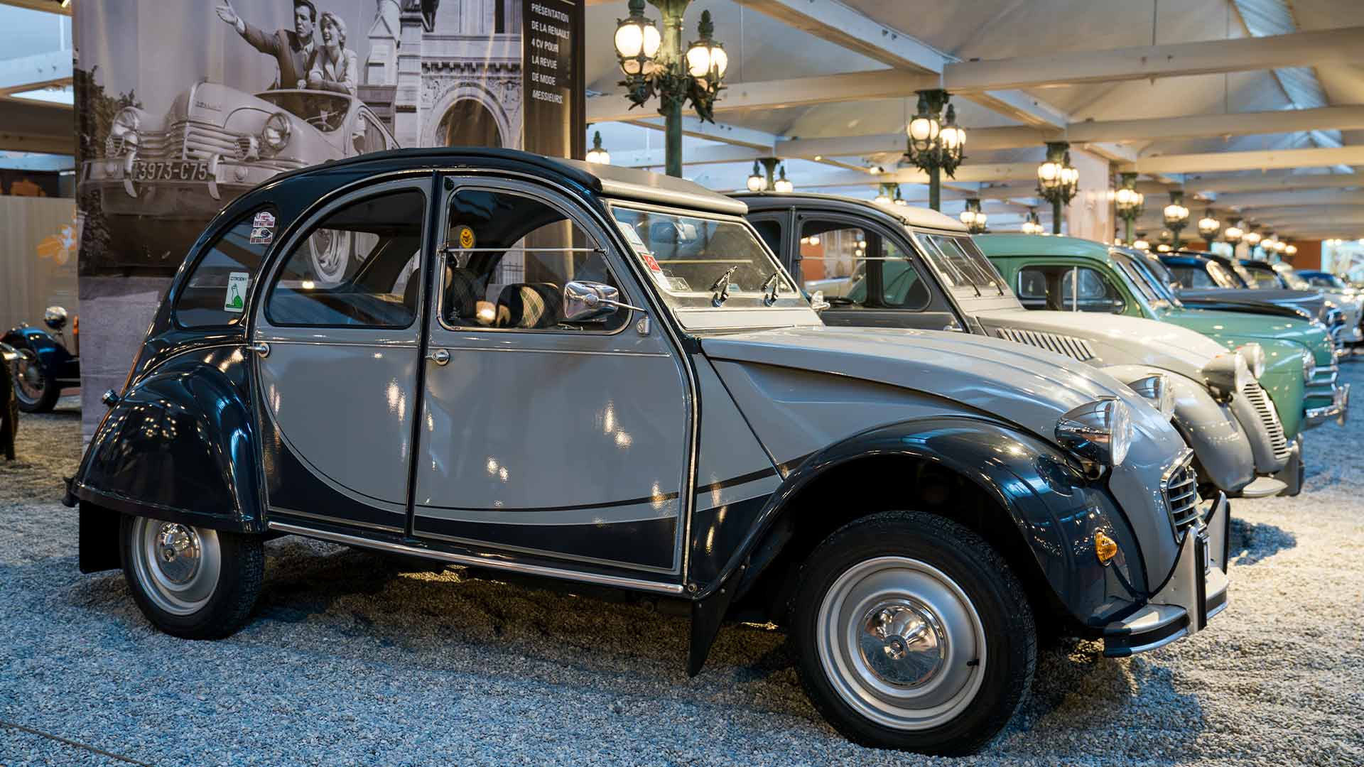 Le dernier modèle de Citroën 2CV au Musée National de l'Automobile - Collection Schlumpf à Mulhouse