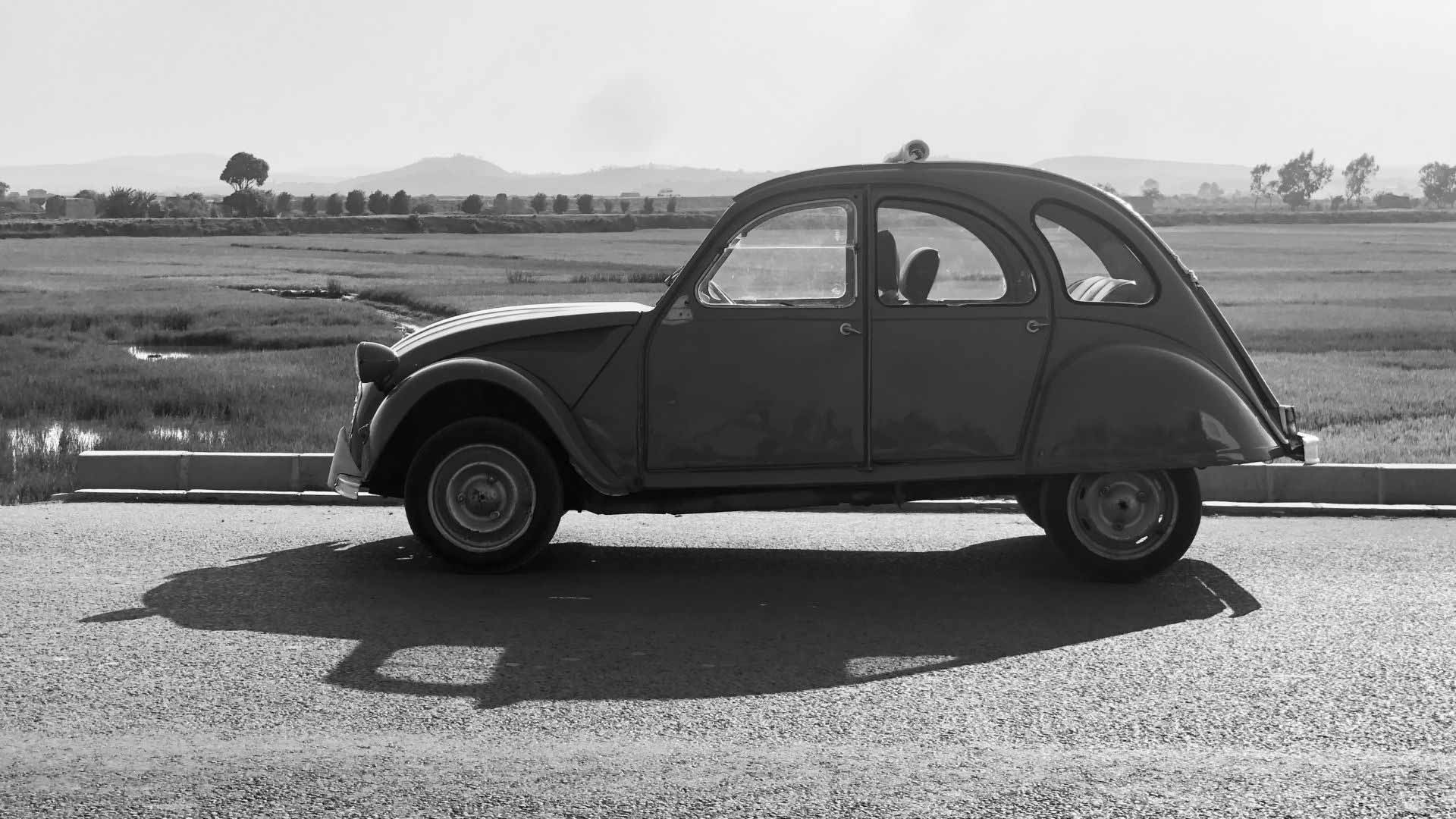 Image d'archive d'une Citroën 2CV