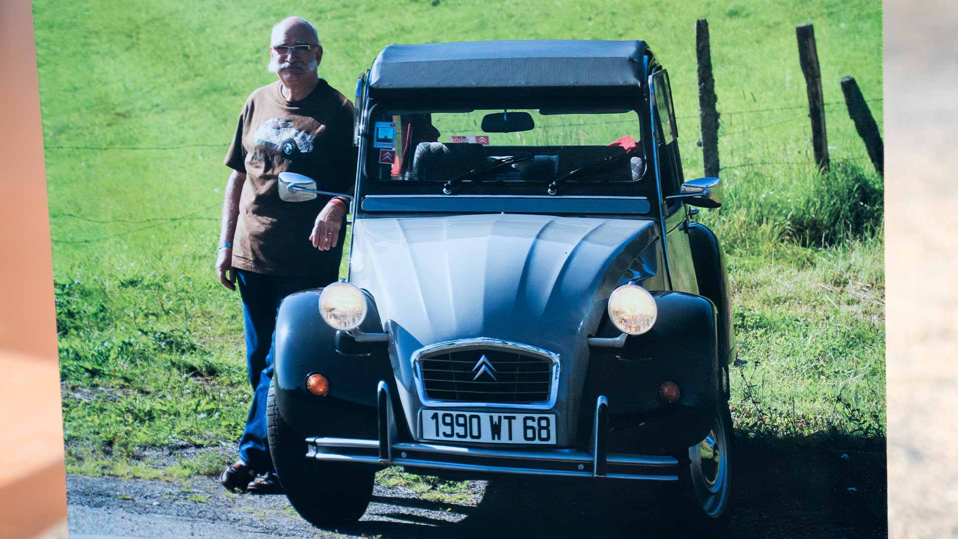 Patrick Bourdeaux, défunt propriétaire de la dernière Citroën 2V produite au monde