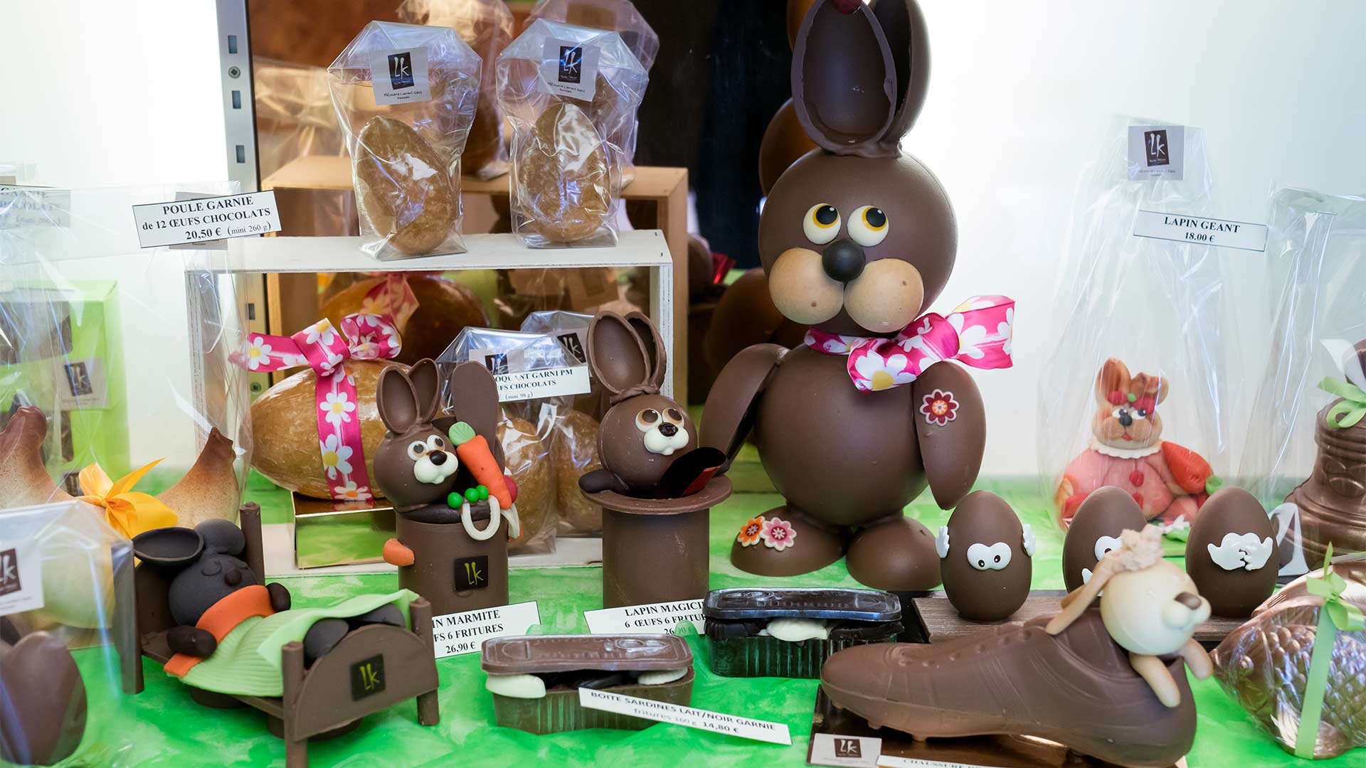 Chocolats de Pâques - Pâtisserie chocolaterie "Kieny Laurent" à Riedisheim