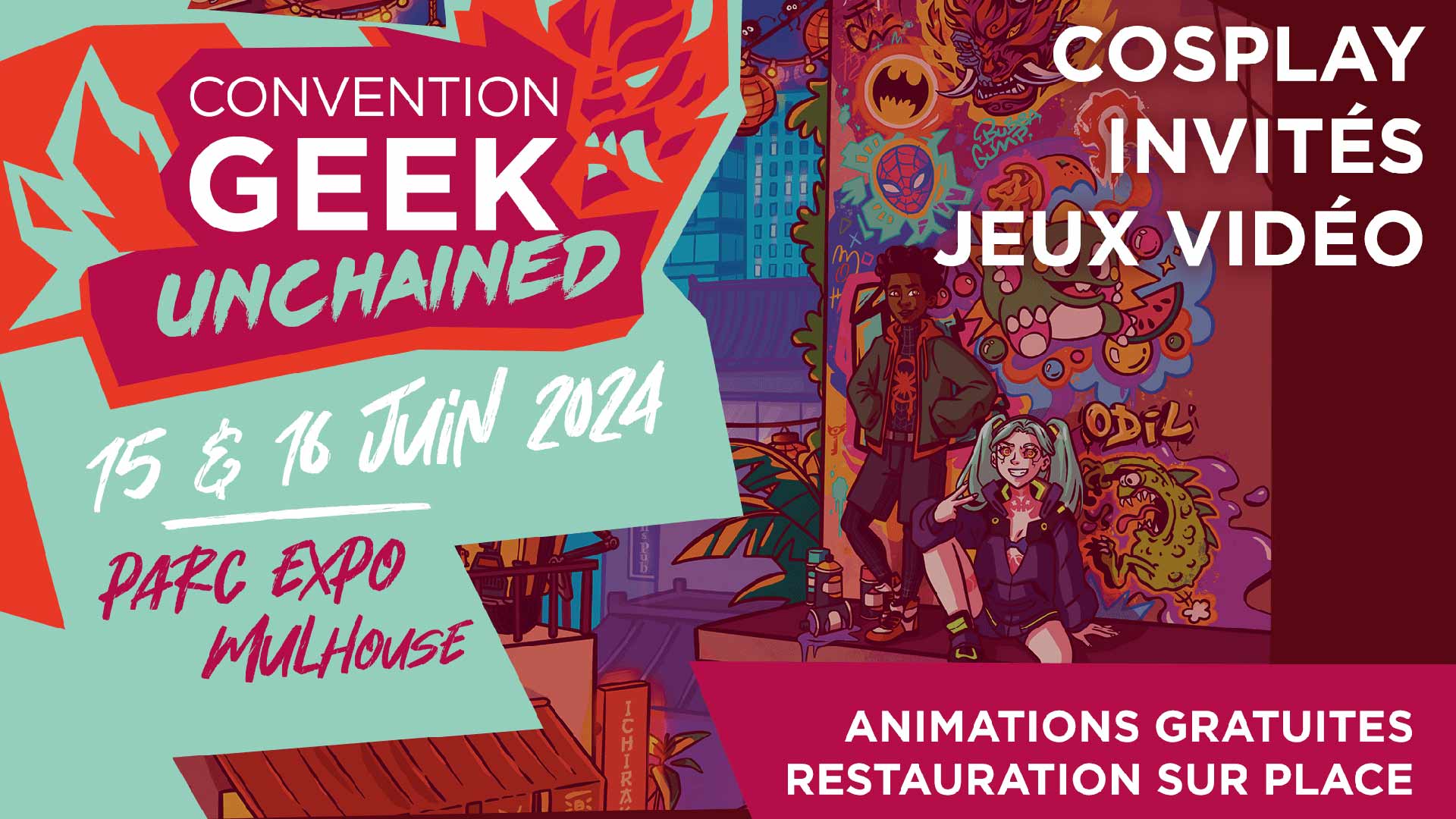 Geek Unchained Parc Expo Mulhouse 2024