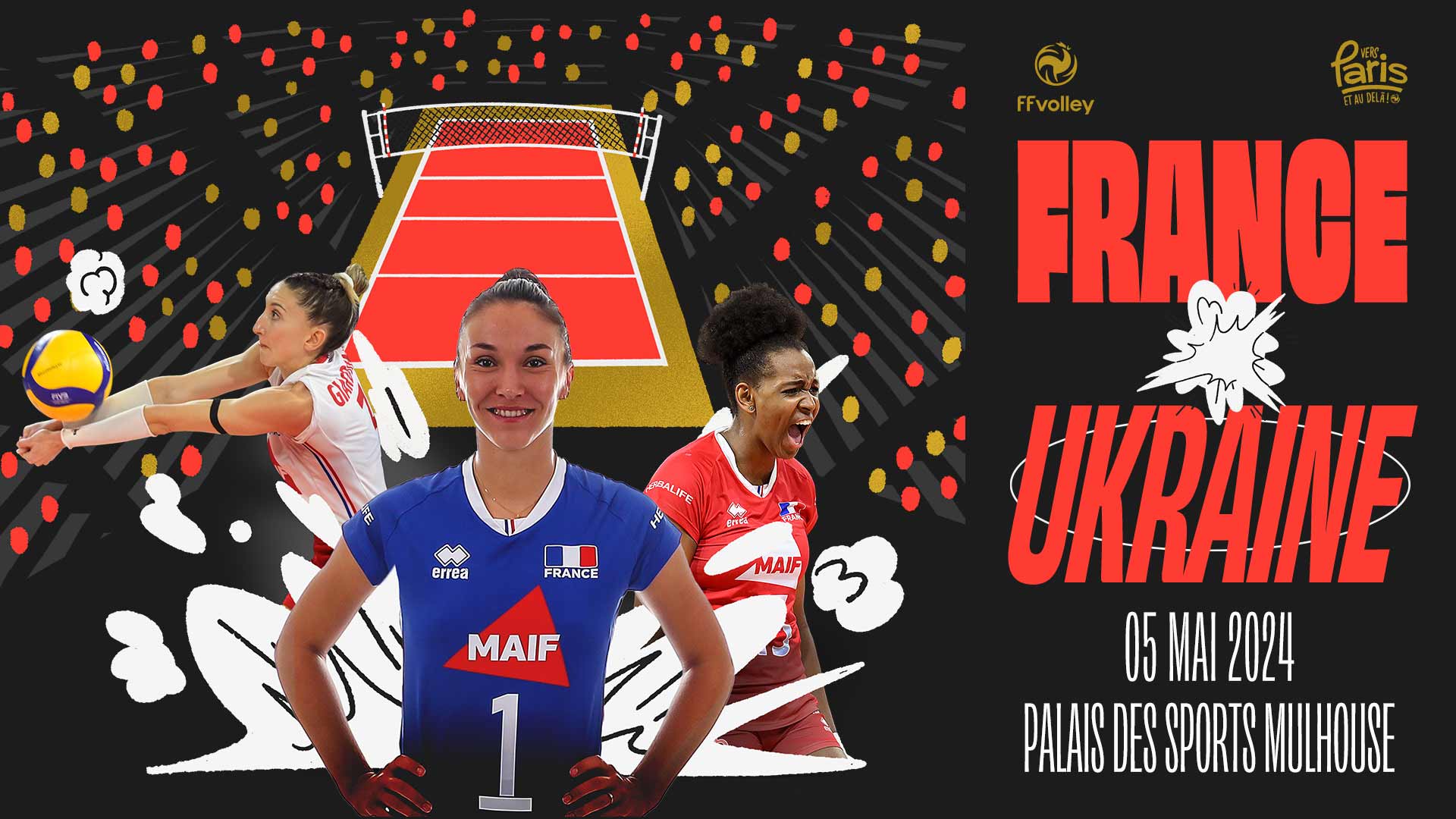 Volley-ball : France / Ukraine