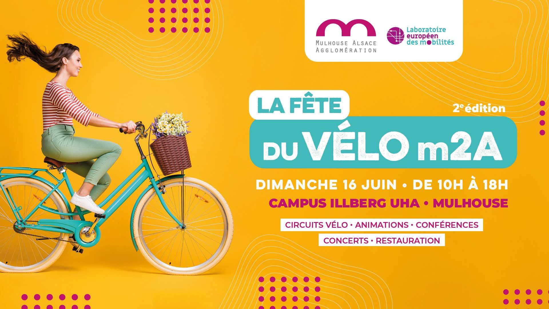 La Fête du Vélo m2A 2024 à Mulhouse