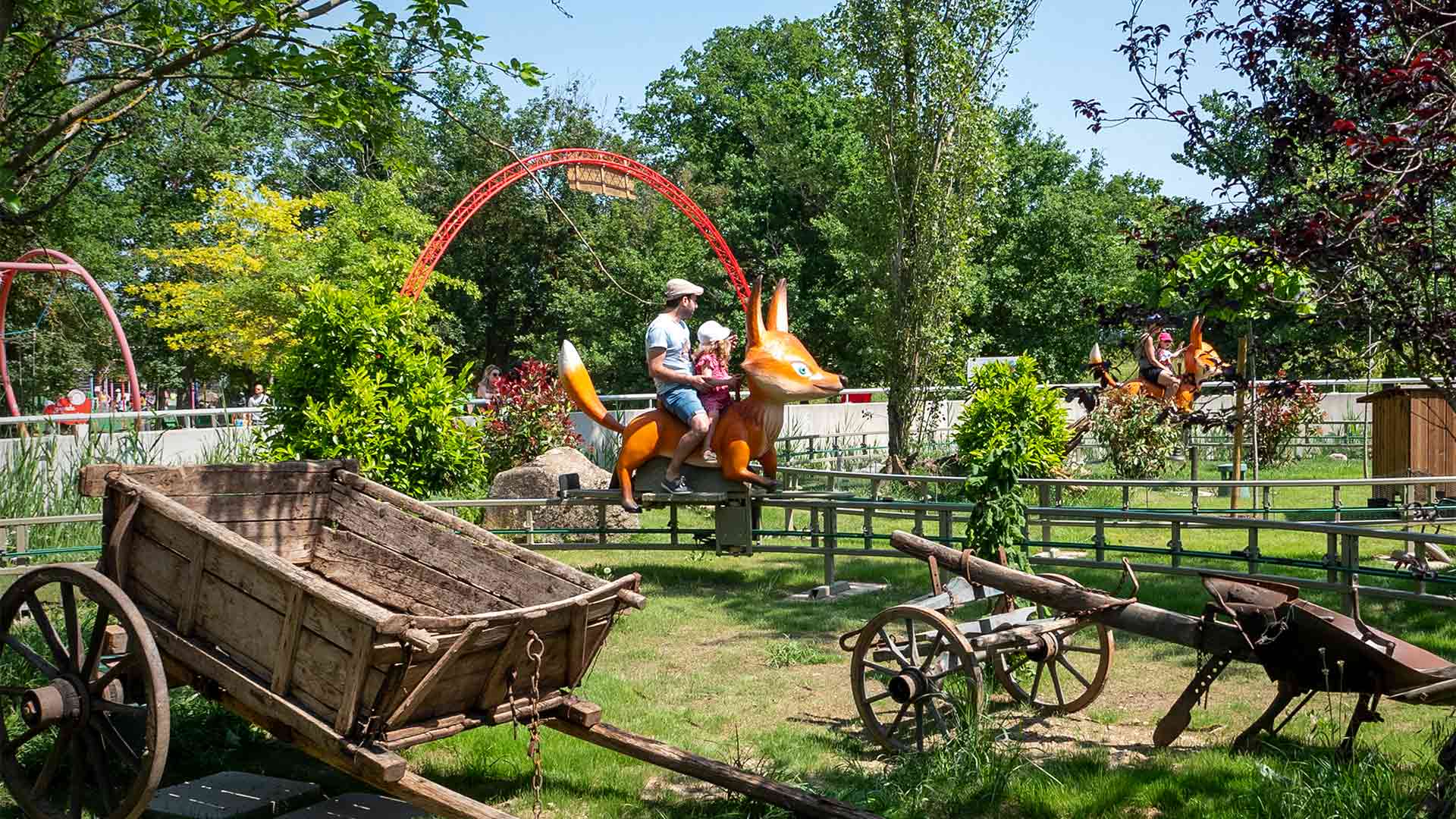 Attraction "La Renardière" au Parc du Petit Prince à Ungersheim en Alsace