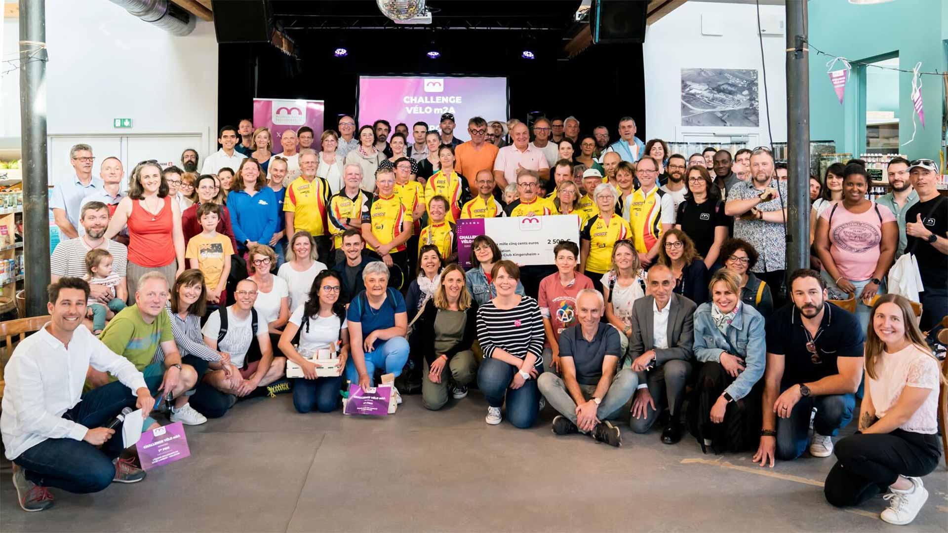 Soirée de clôture du Challenge Vélo m2A 2024 aux Sheds à Kingersheim 