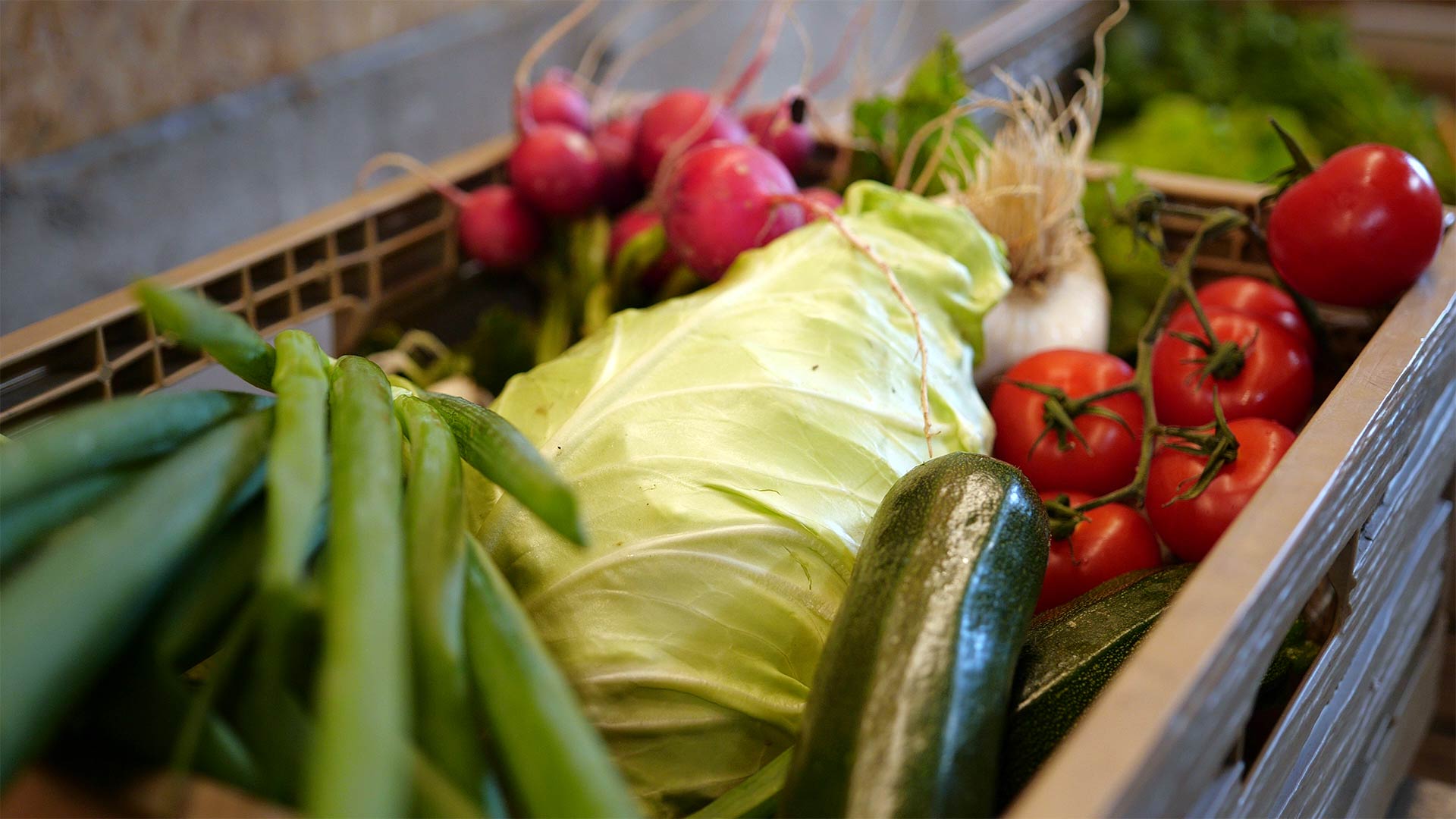 Panier de légumes bio - Les Champs d'Orion à Reiningue