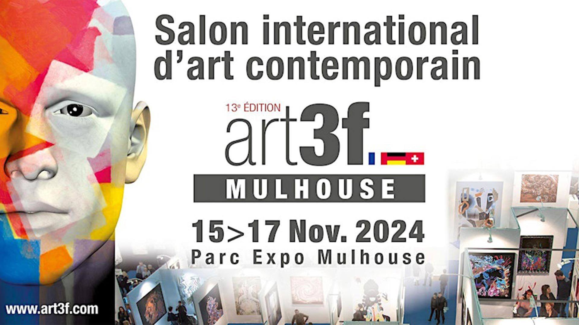 Salon "art3f" 2024 au Parc Expo à Mulhouse