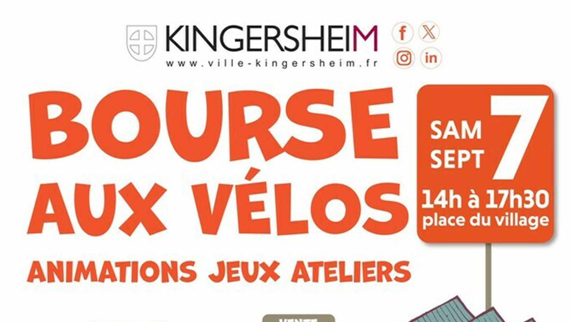 Bourse aux vélos à Kingersheim