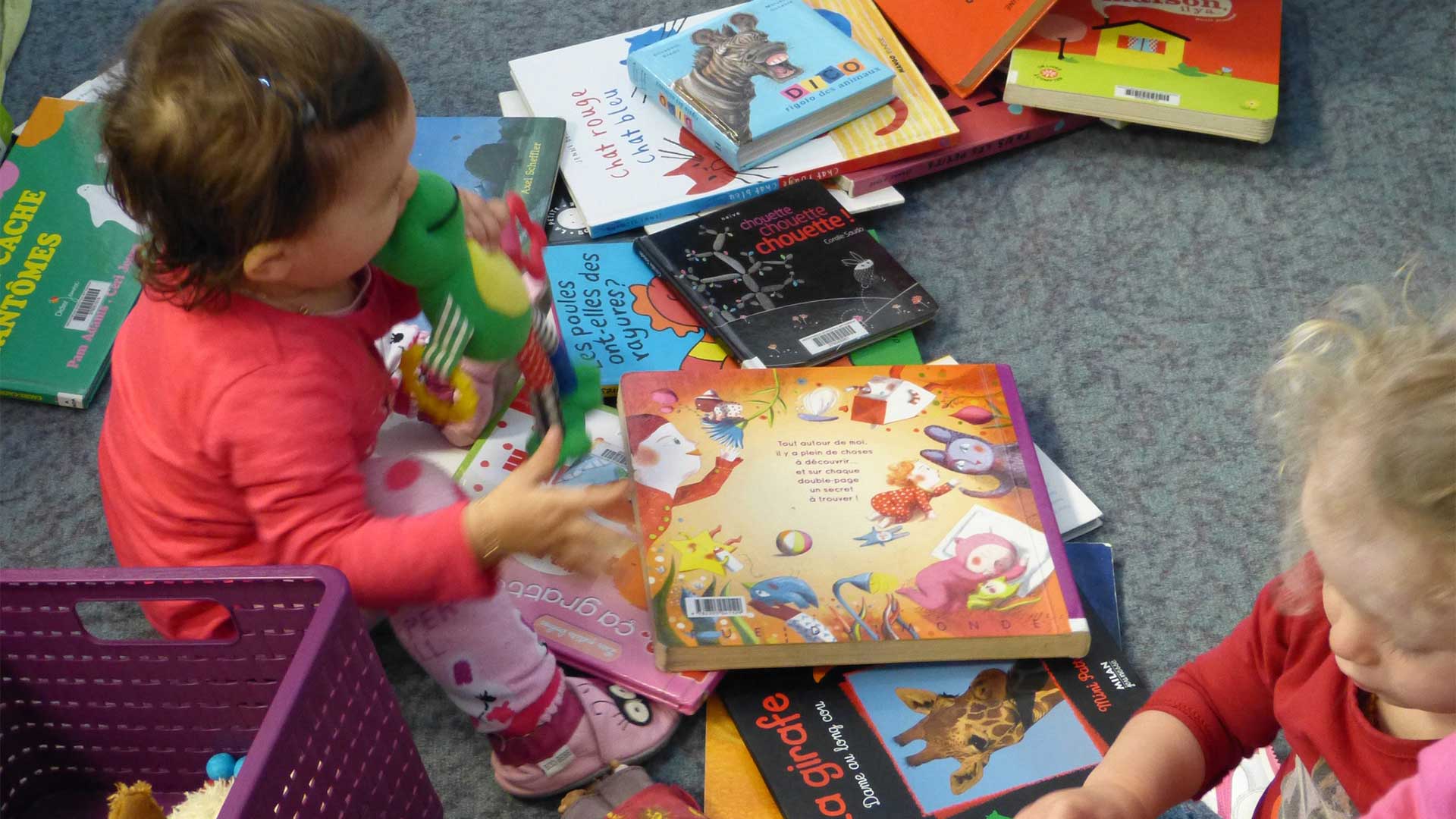 Atelier pour bébés "Baby bouquins"