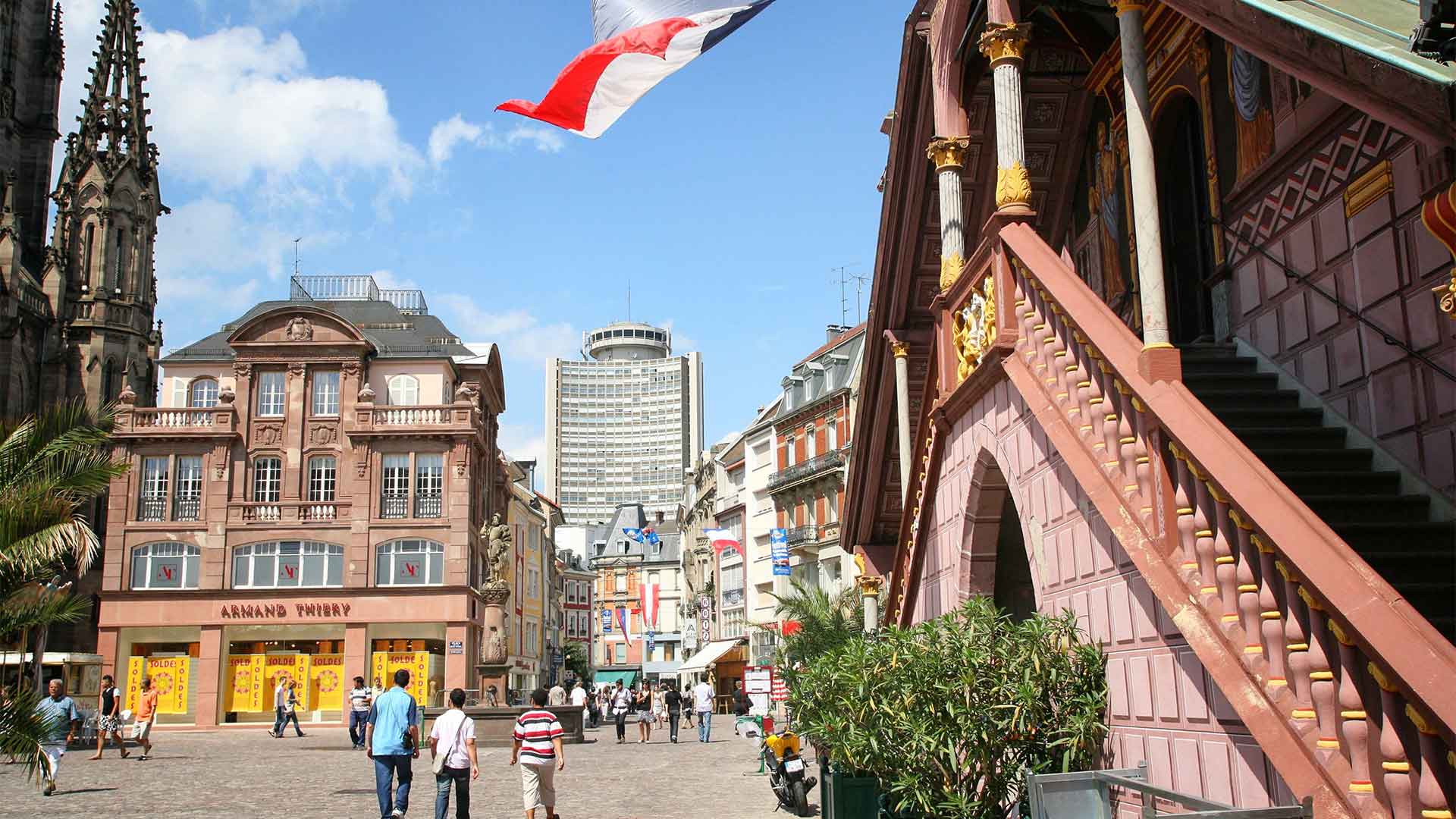 Place de la Réunion à Mulhouse