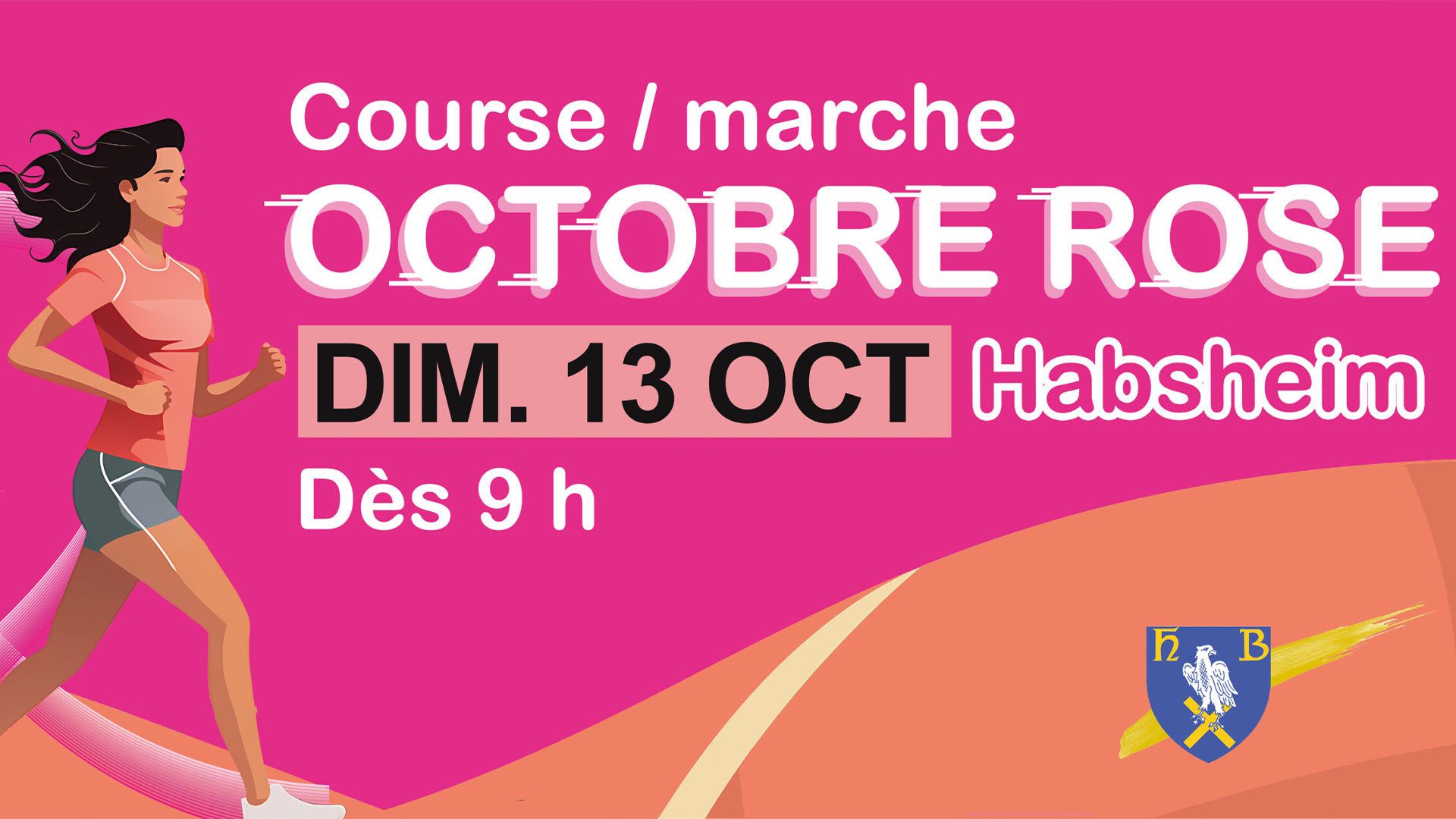 Course/marche Octobre Rose à Habsheim