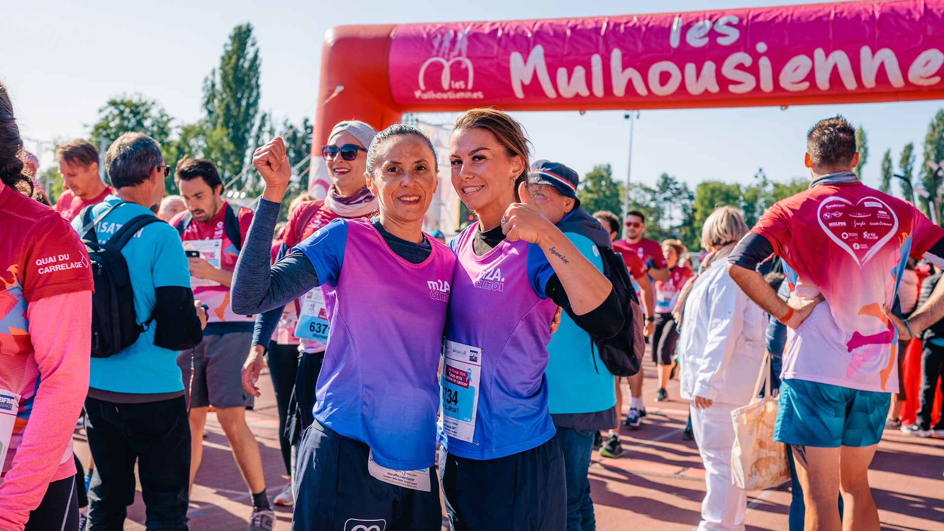 2 agents de m2A à la Course des Mulhousiennes 2024