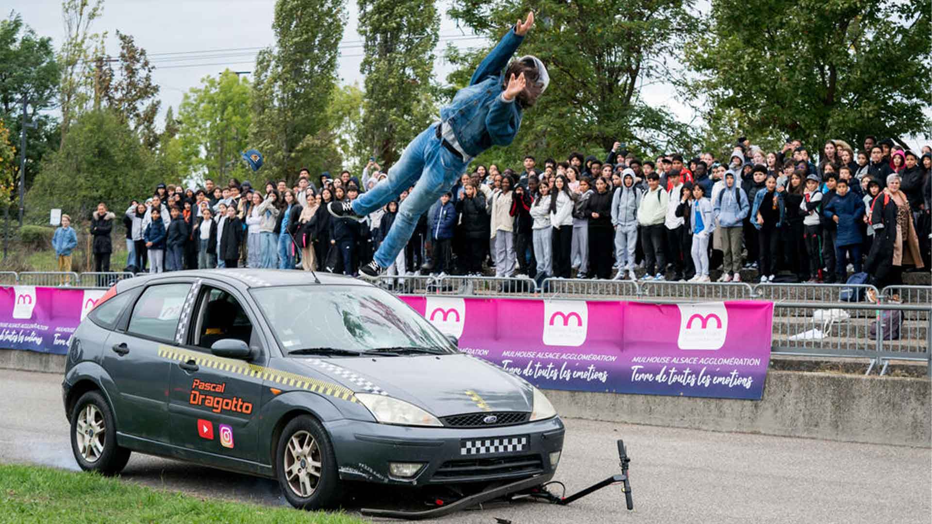 Crash-test trottinette électrique m2A