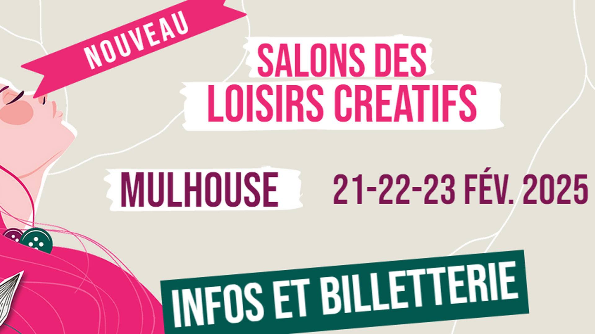 Salon des loisirs créatifs au Parc Expo à Mulhouse