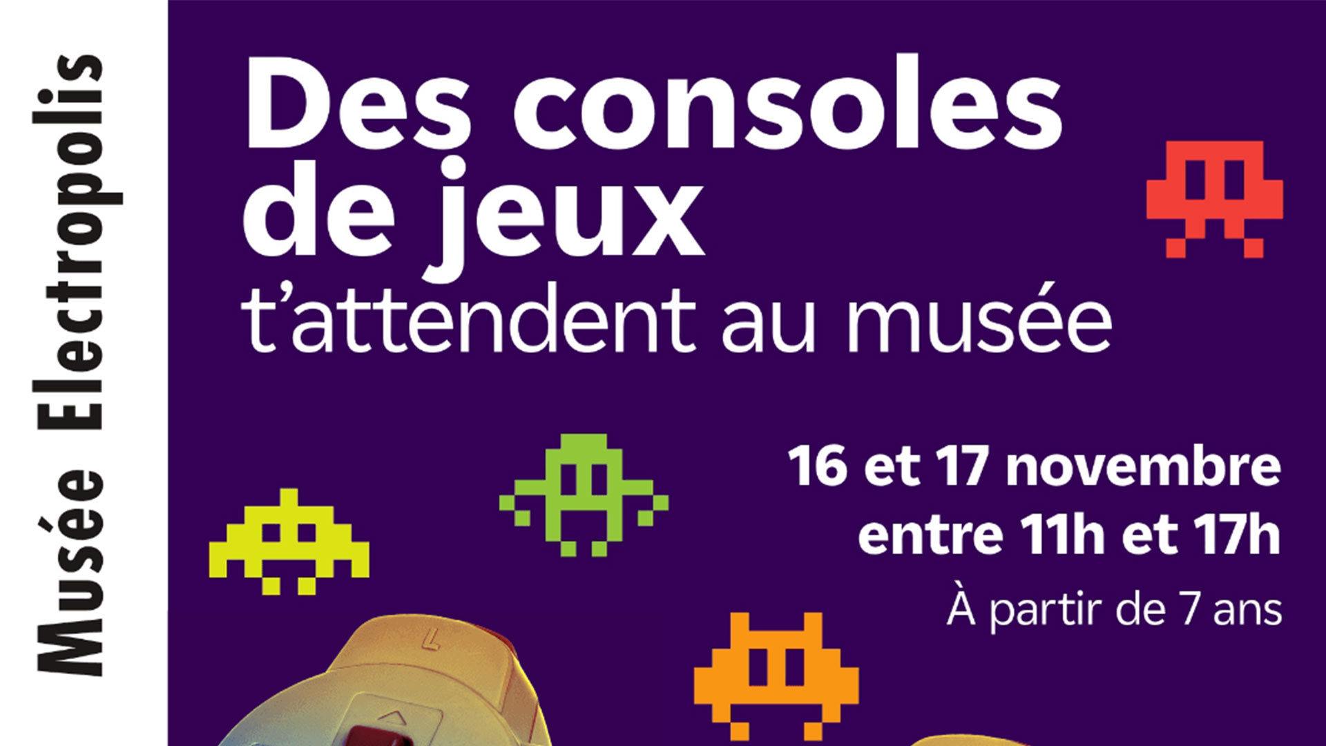 Animations consoles de jeux au Musée Electropolis