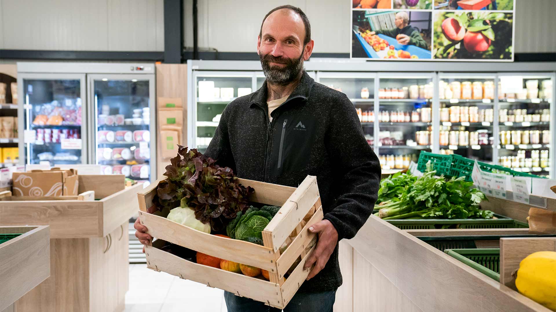 Cédric Koehl, gérant de la ferme Koehl