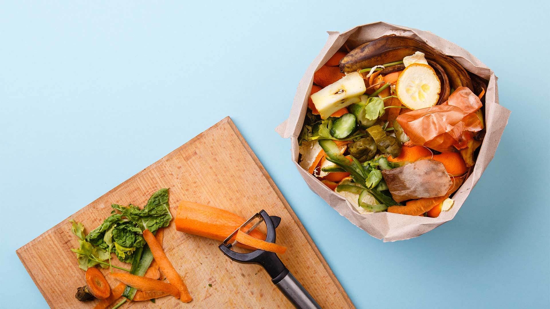 Épluchures de légumes - biodéchets