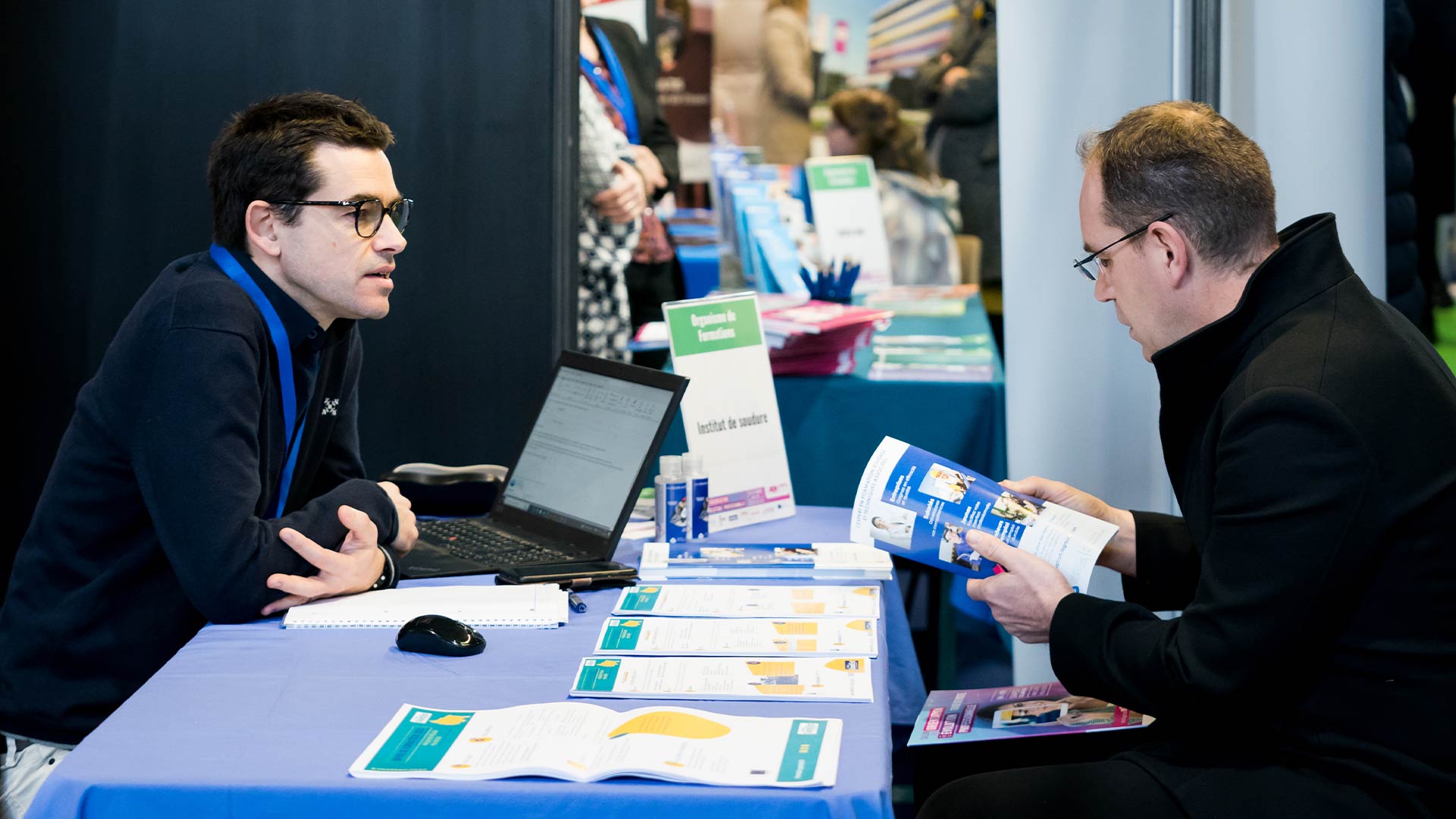 Espace "Reconversion professionnelle" du Salon de l'Orientation et de l'Évolution professionnelle