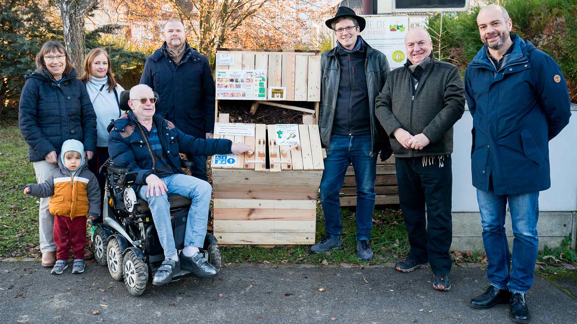 Partenaires du projet de composteur inclusif à Riedisheim