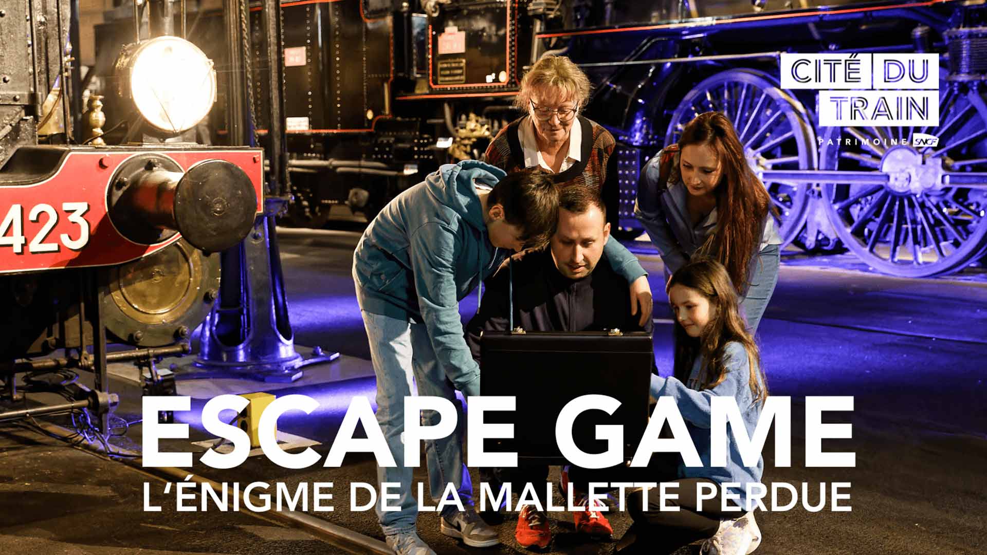 Escape game "L'énigme de la mallette perdue" à la Cité du Train à Mulhouse