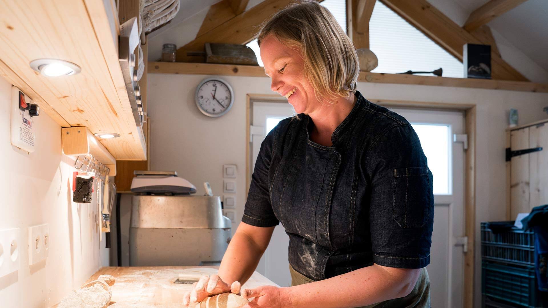 Mélanie Polman, gérante de "La Fournil'Hier"