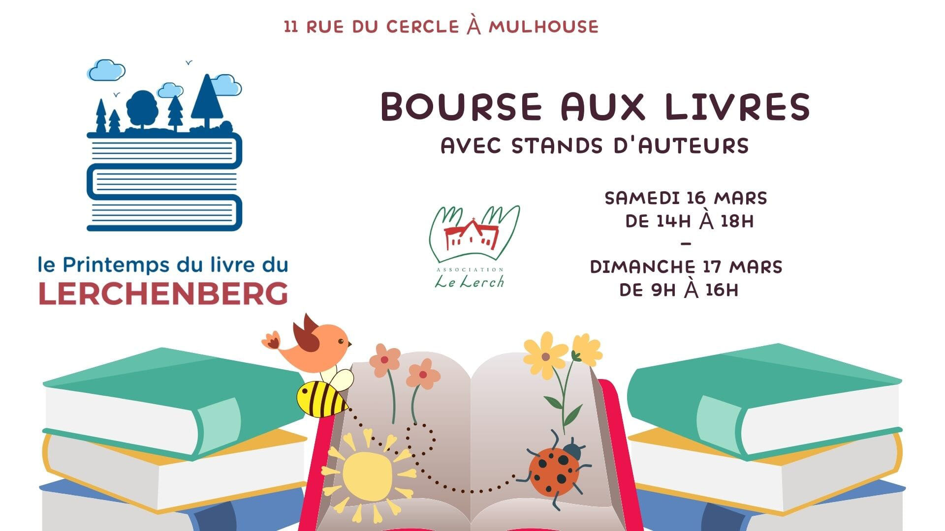 Le Printemps du livre du Lerchenberg à Mulhouse