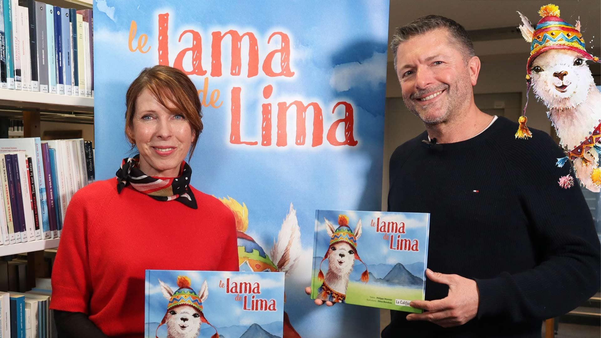 Illustratrice et auteur de l'album "Le Lama de Lima"