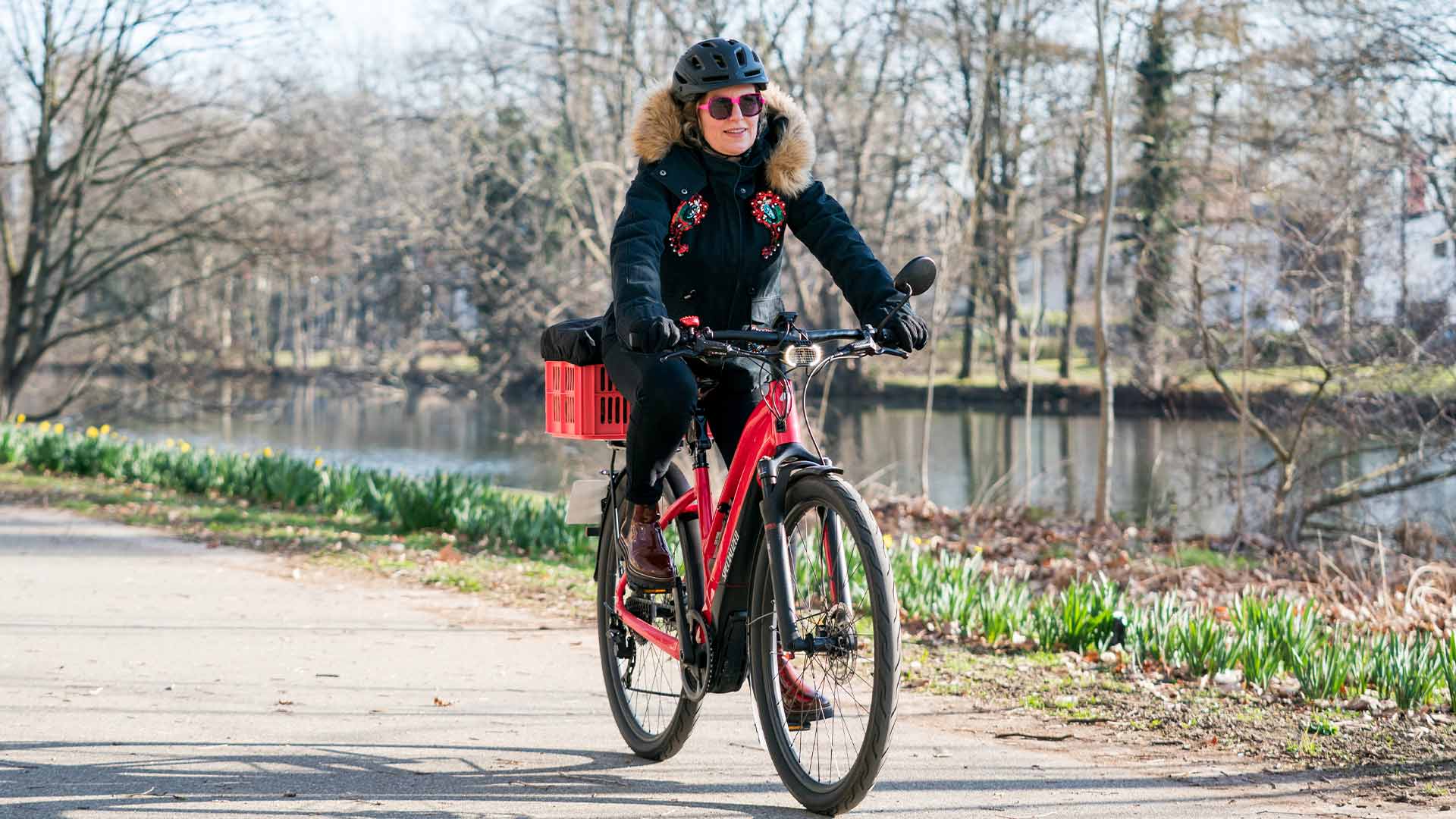 Marina Sireix, ambassadrice du Challenge Vélo m2A 2025