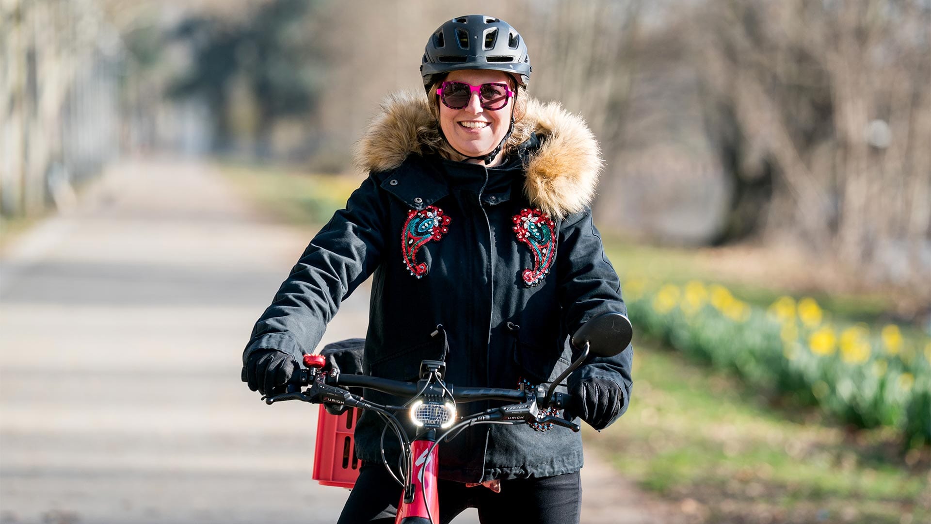 Marina, ambassadrice du Challenge Vélo m2A 2025