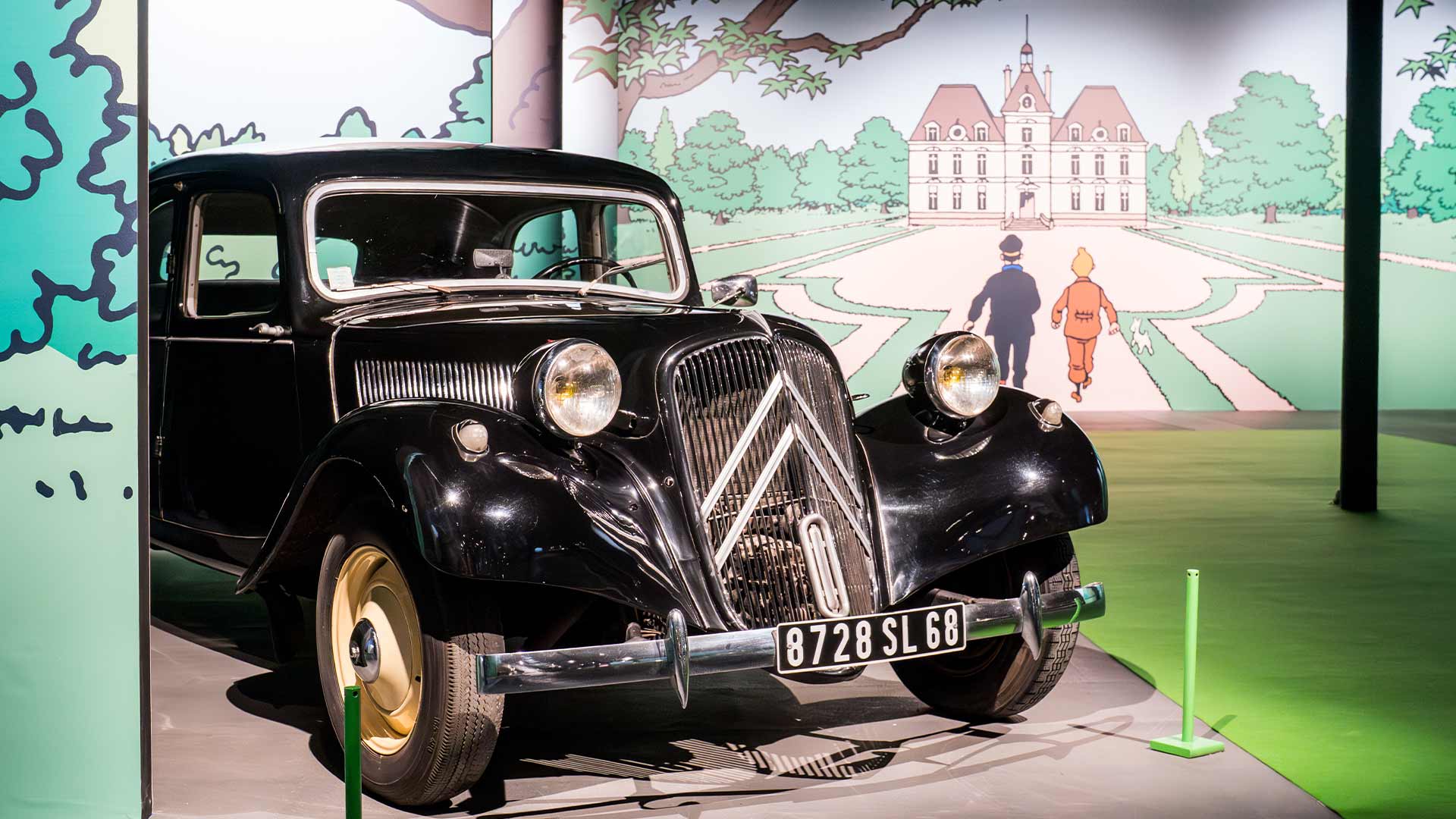 Exposition "En voiture avec Tintin" au Musée National de l'Automobile - Collection Schlumpf