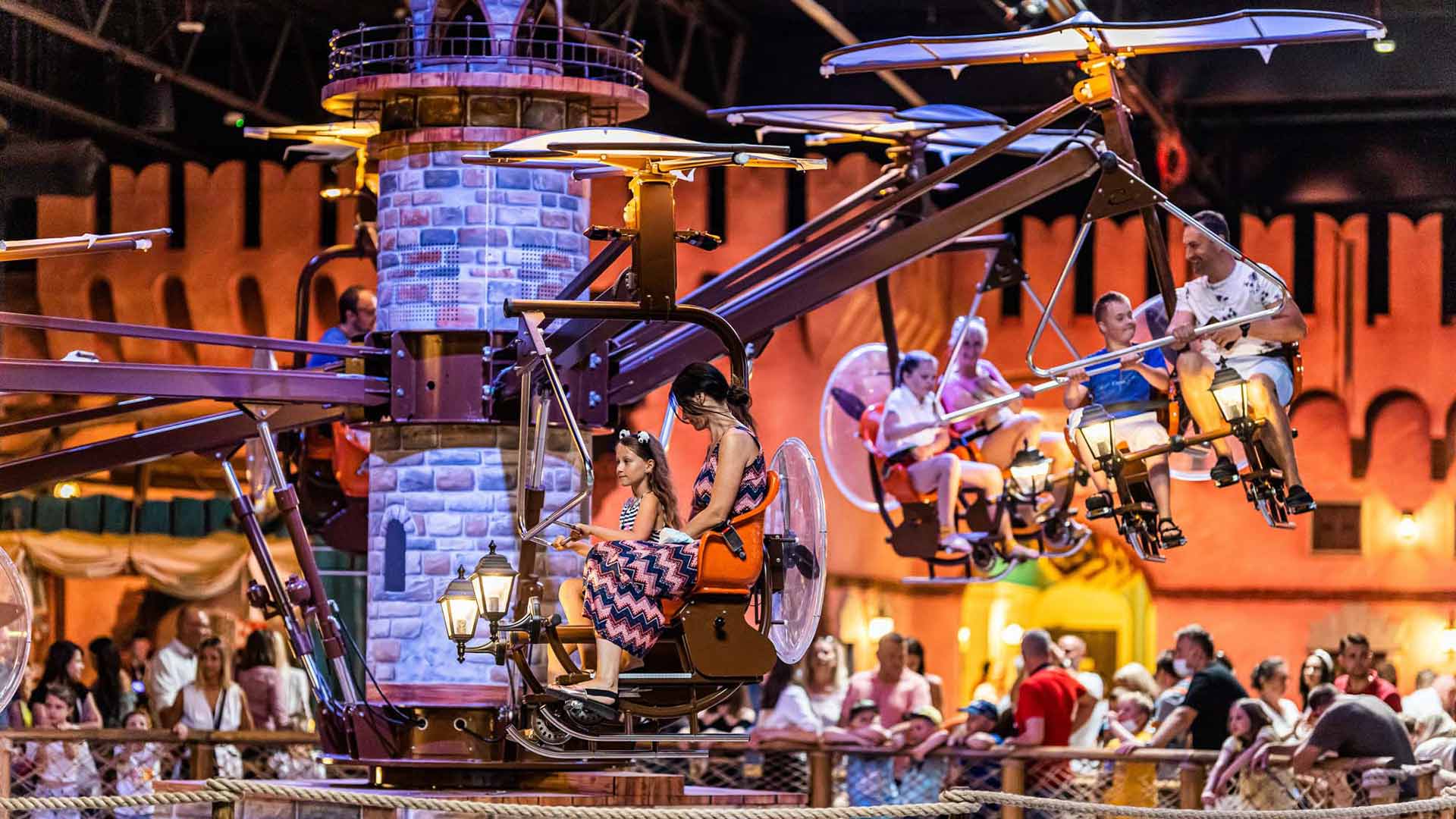 Attraction du Parc Mandoria en Pologne