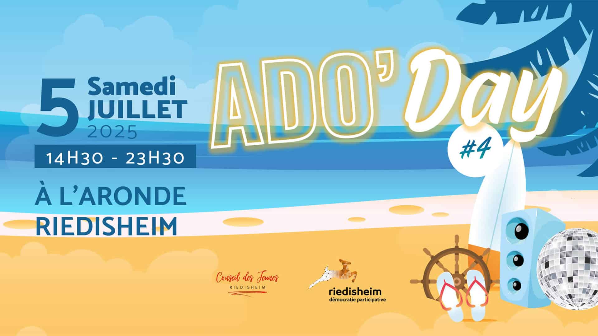 Affiche de l'événement "Ado'Day #4" à Riedisheim