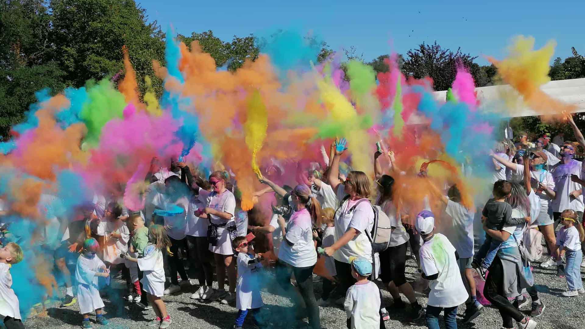 Événement "Flax'Color Run" à Flaxlanden