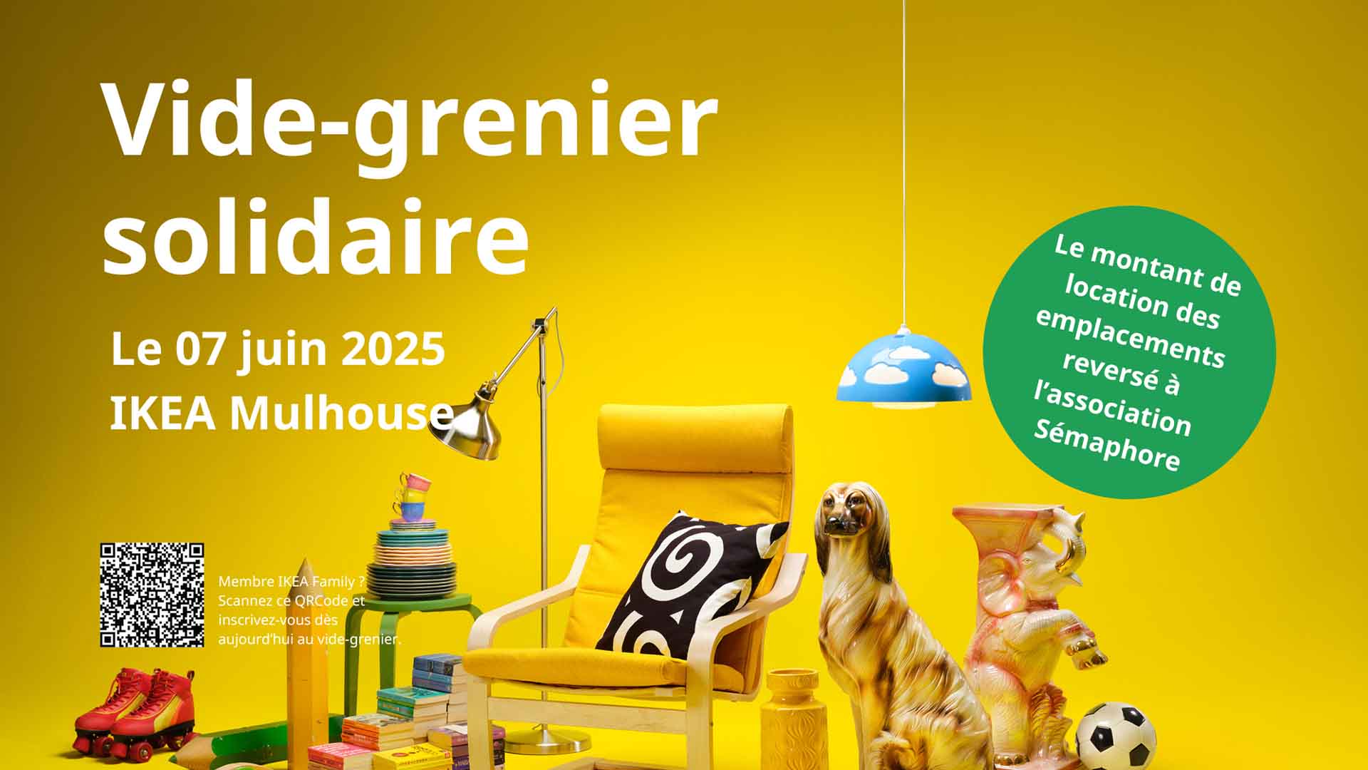 Affiche vide-greniers IKEA