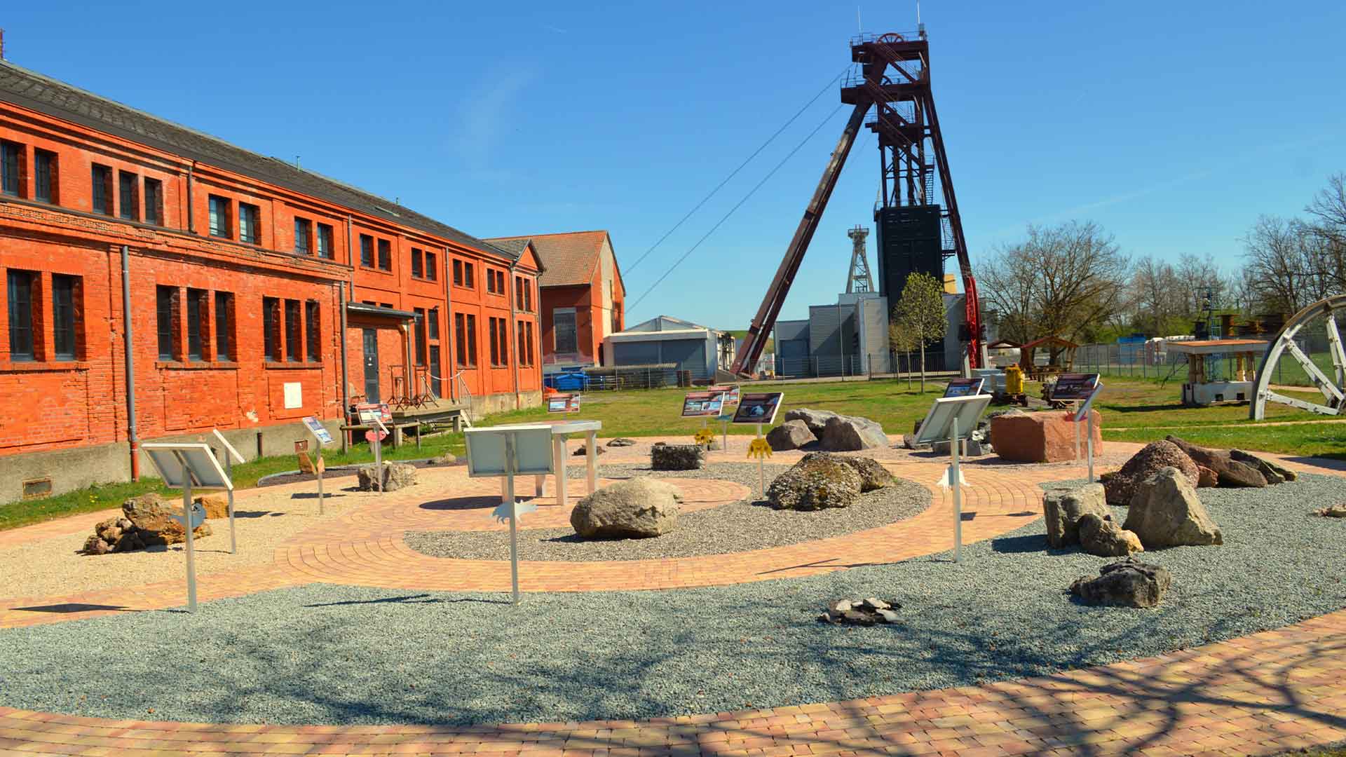 Jardin géologique du Musée de la Mine et de la Potasse à Wittelsheim