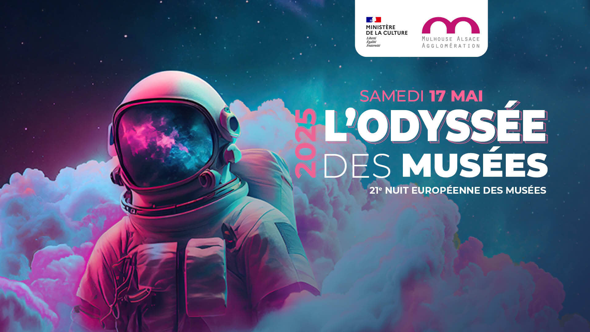 Affiche "2025, l'Odyssée des musées"