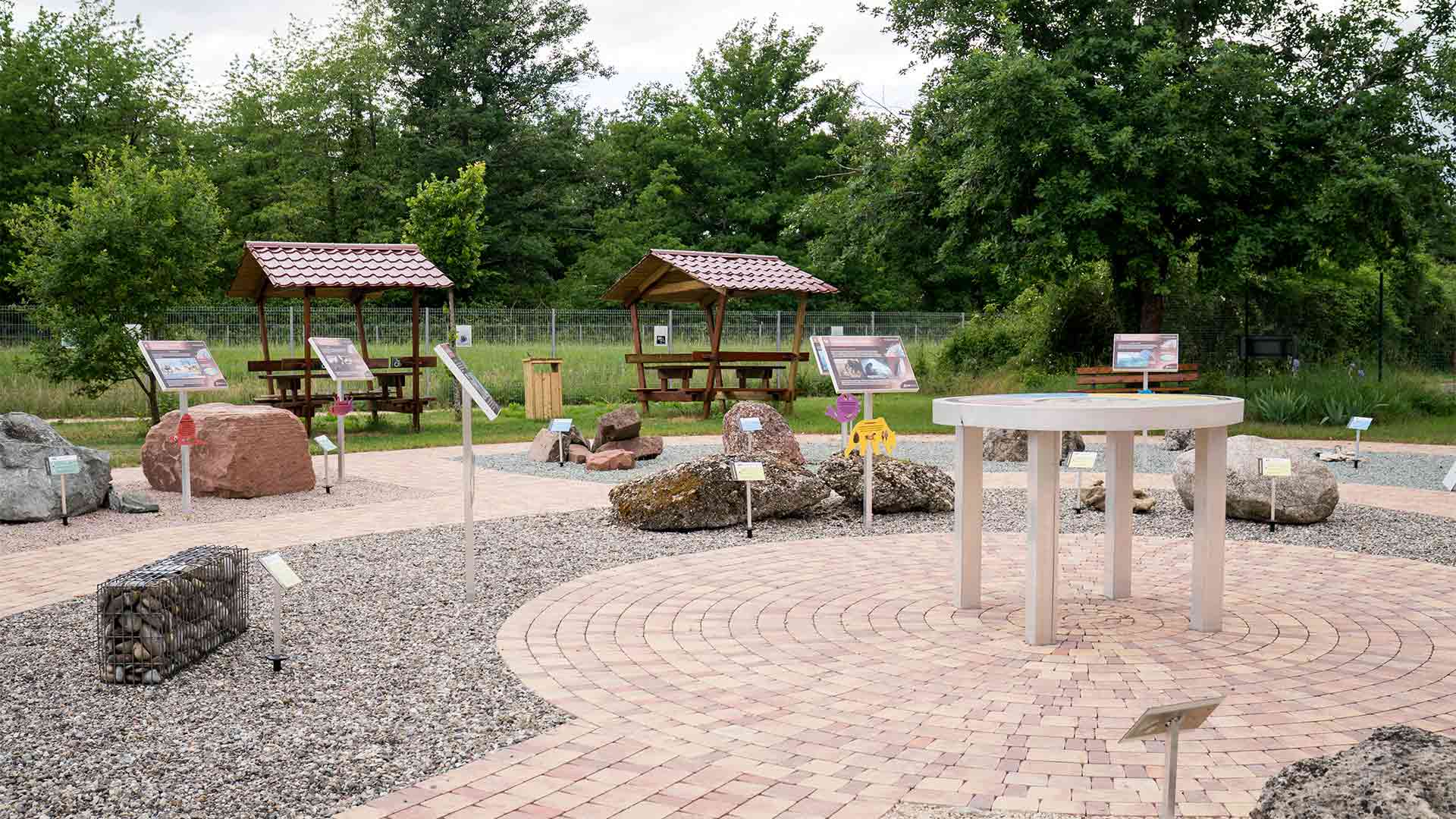 Jardin géologique du Musée de la Mine et de la Potasse à Wittelsheim