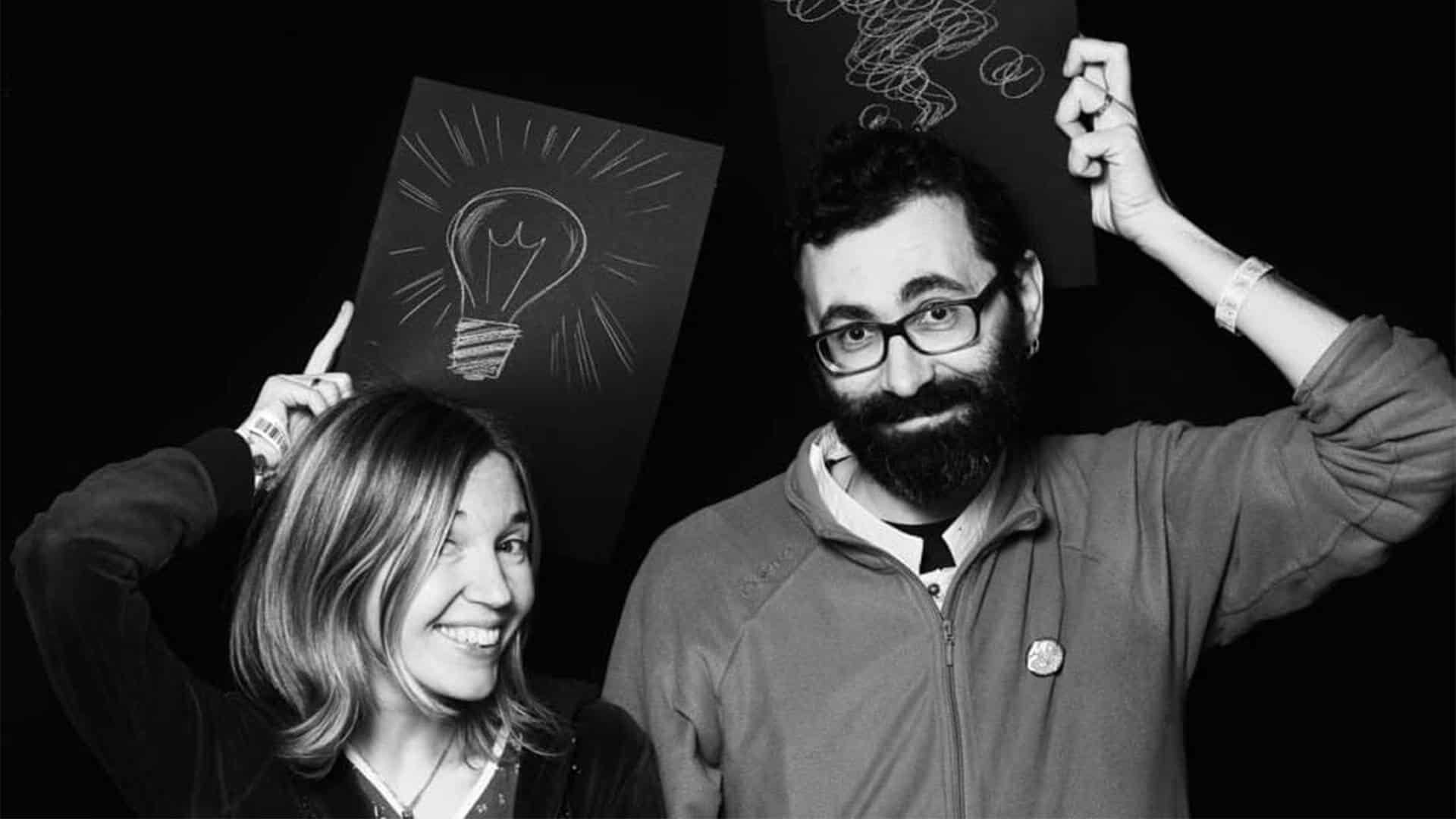 Teresa Radice, scénariste de bande dessinée et Stefano Turconi, dessinateur de bande dessinée, Présidents du Festival Groaaar 2025