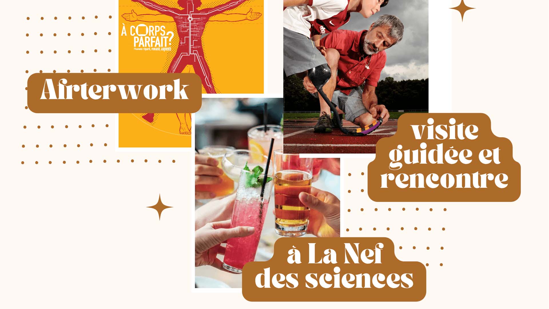 Affiche Afterwork à la Nef des sciences à Mulhouse